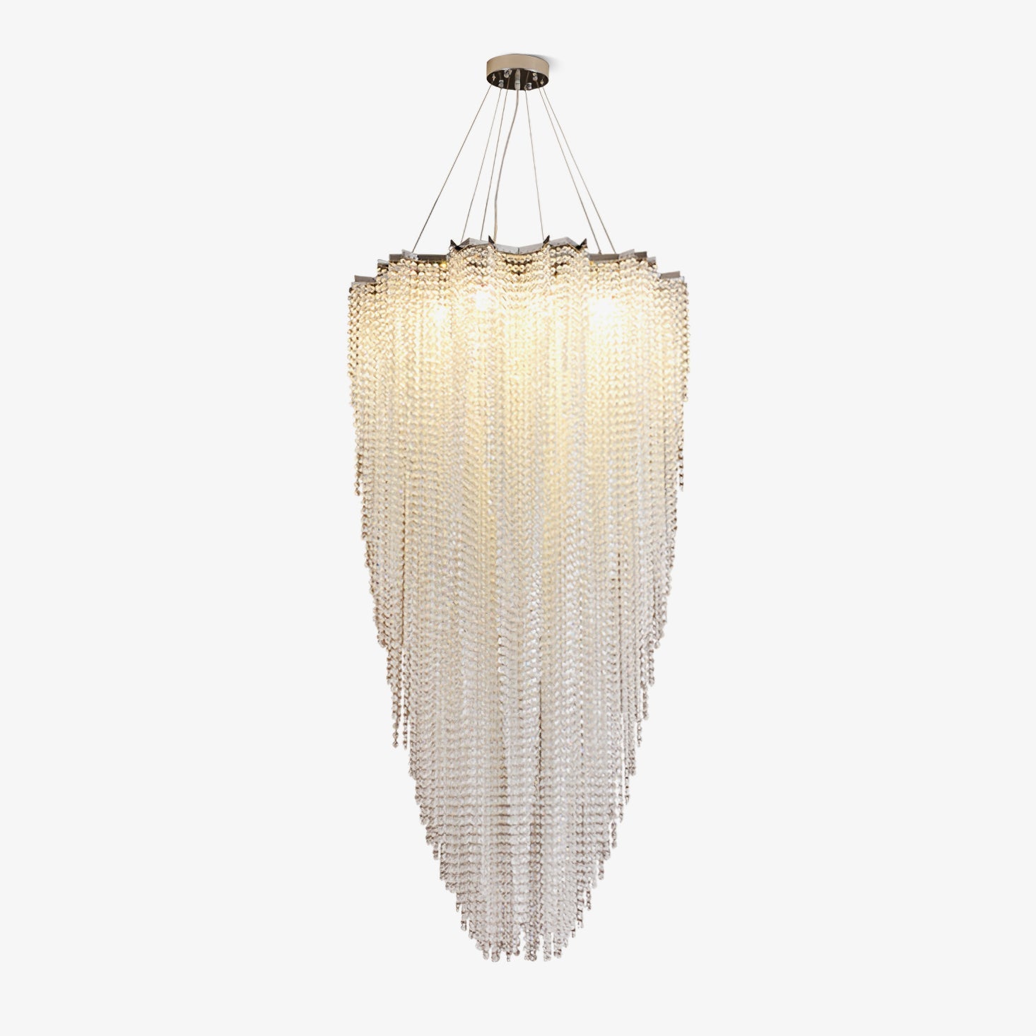 Zashayra Crystal Column Chandelier