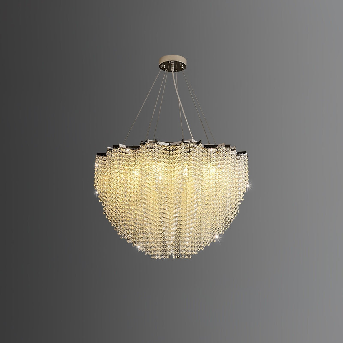Zashayra Crystal Column Chandelier