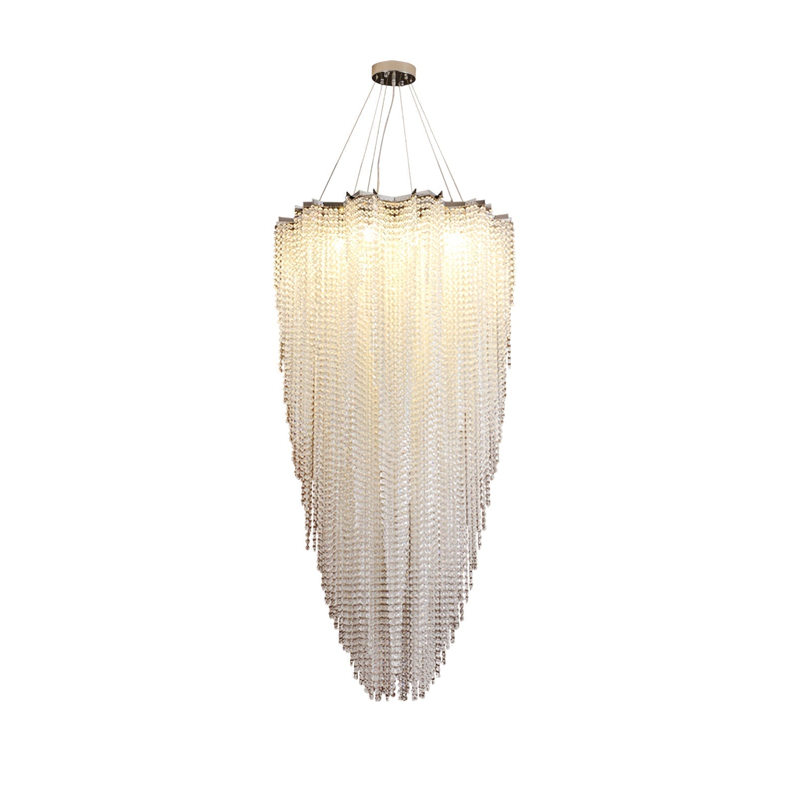 Zashayra Crystal Column Chandelier