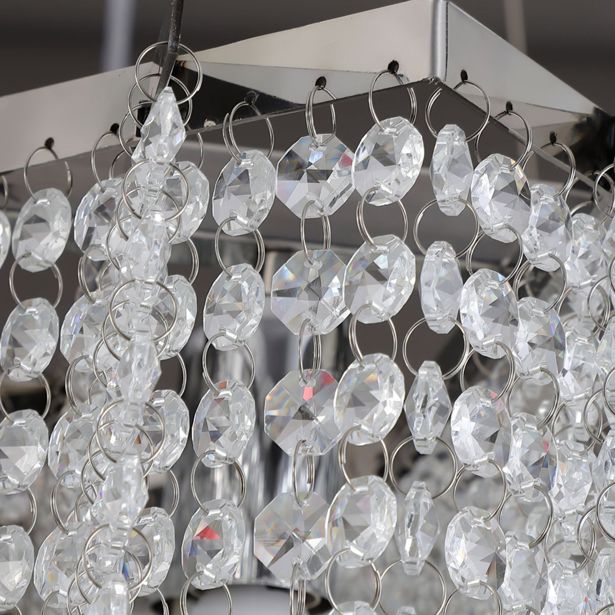 Zashayra Crystal Column Chandelier