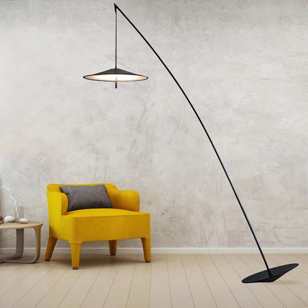 Arcana Black Minimalist Floor Lamp