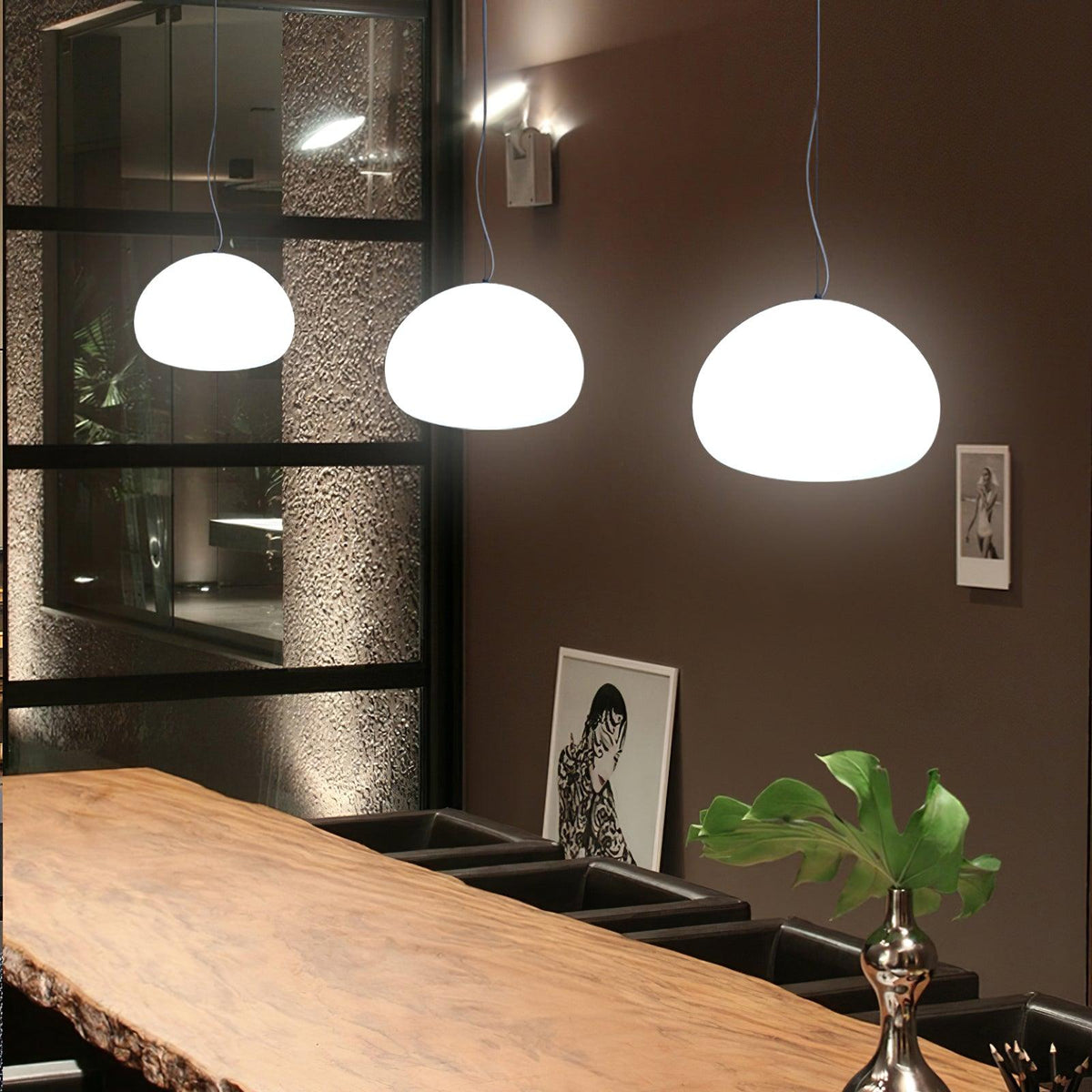 Zerina Glass cozy Pendant Light