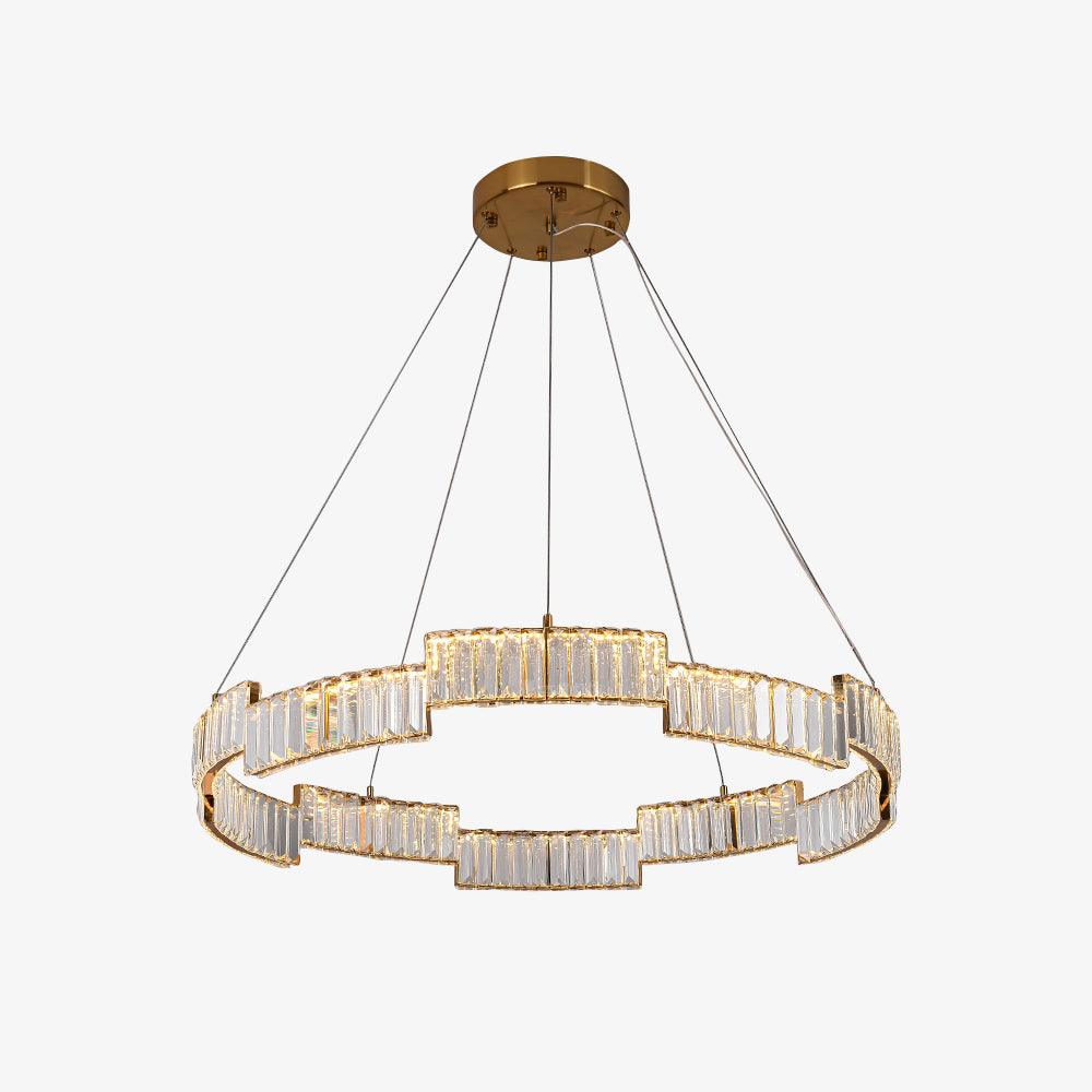 Luxinian Chandelier Crystal with Gold Frame