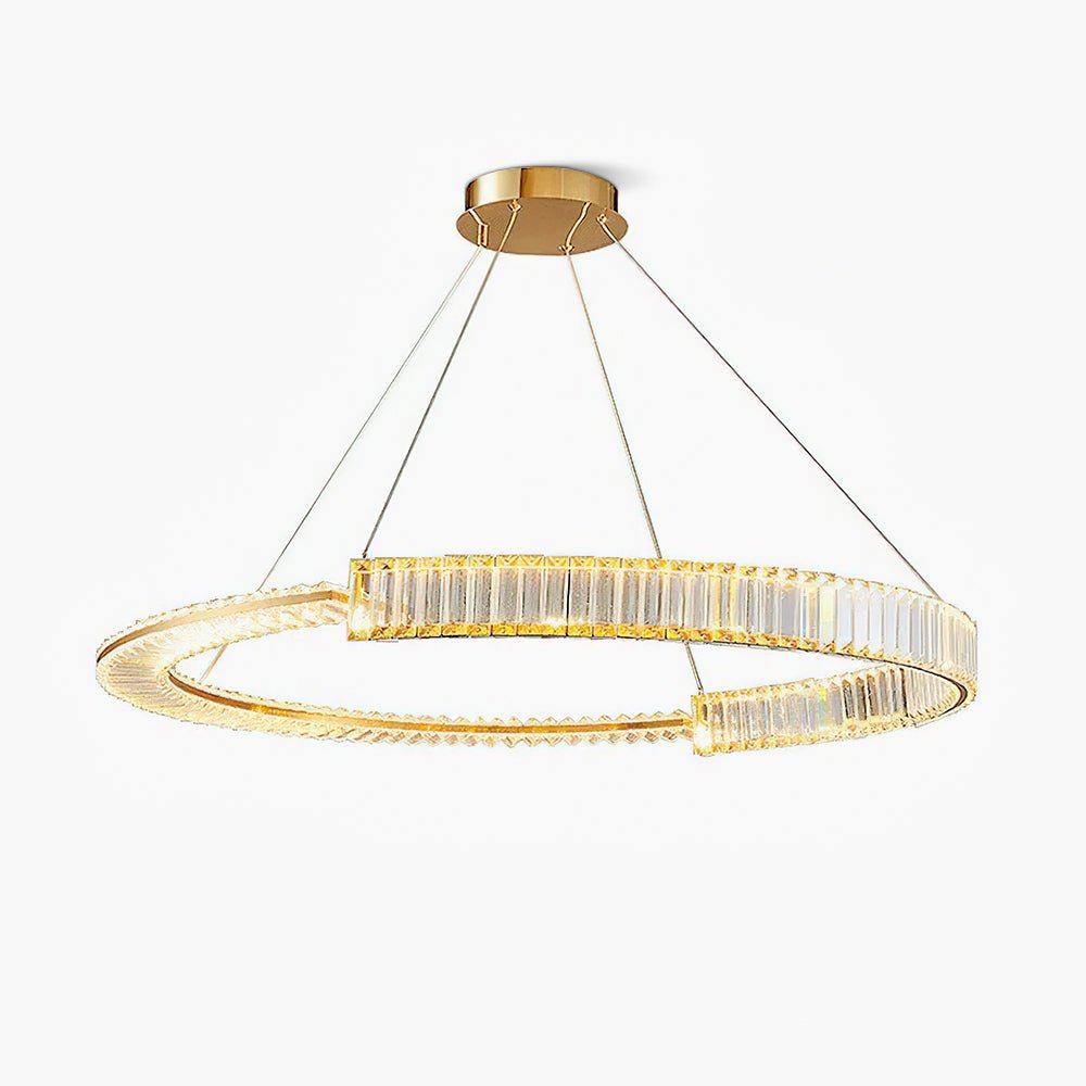 Cyrerira Chandelier Stella LED Crystal Ring