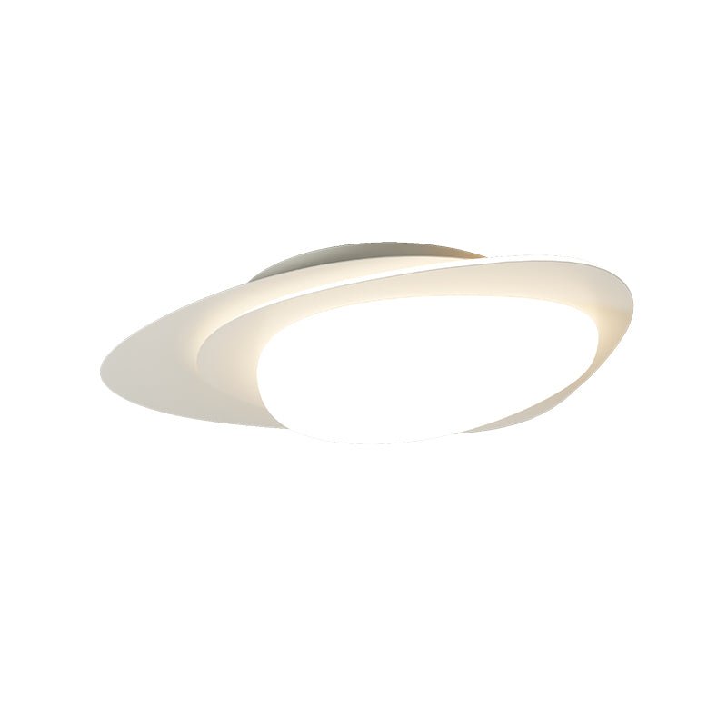 Fuji Ceiling Lamp Walnut Oval Organic LED