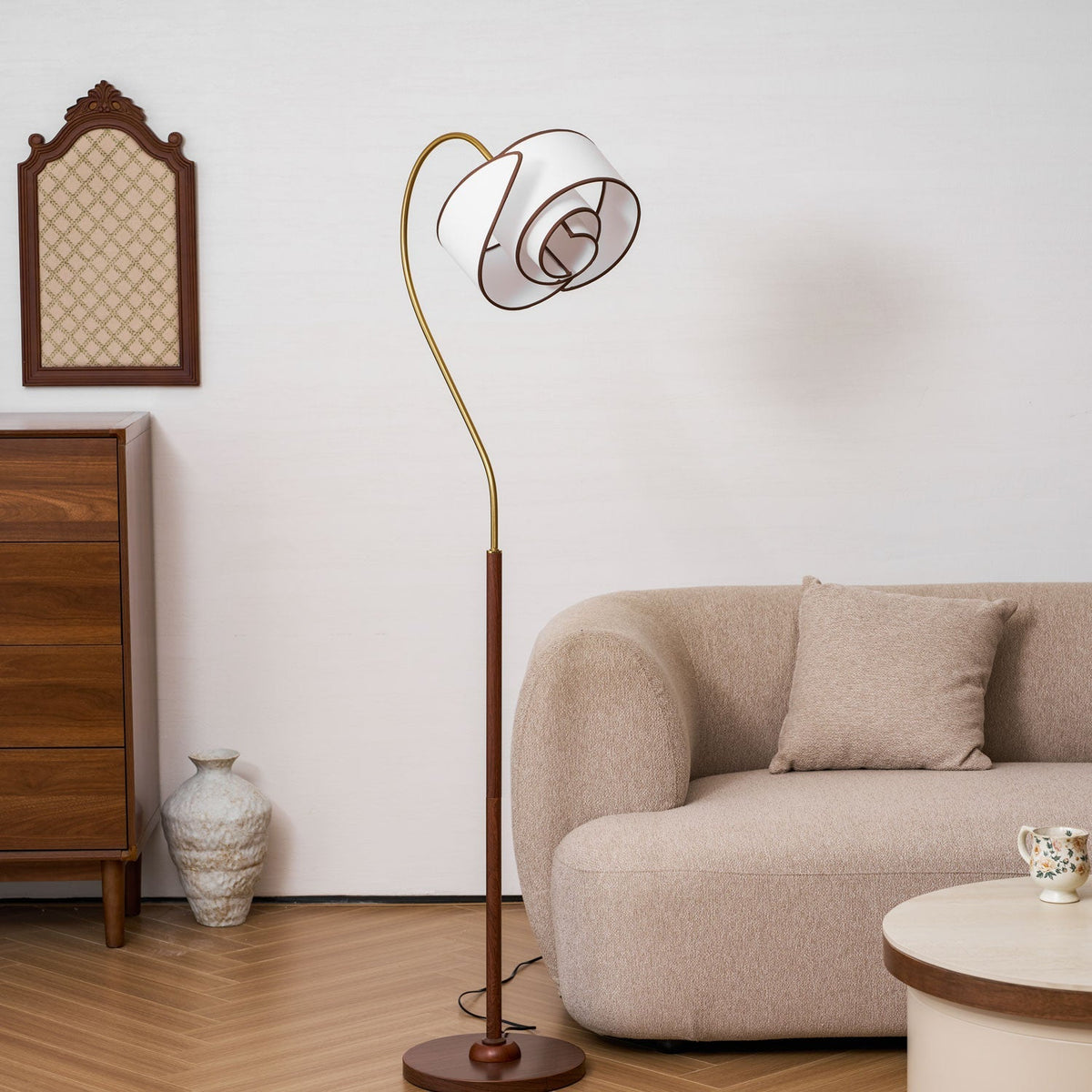 Marcrest Curved Neck Floor Lamp