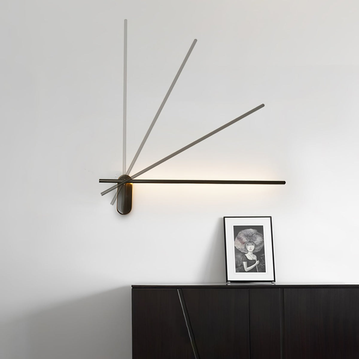 Marissa Stick Shaped Brass Sconce Wall lamp