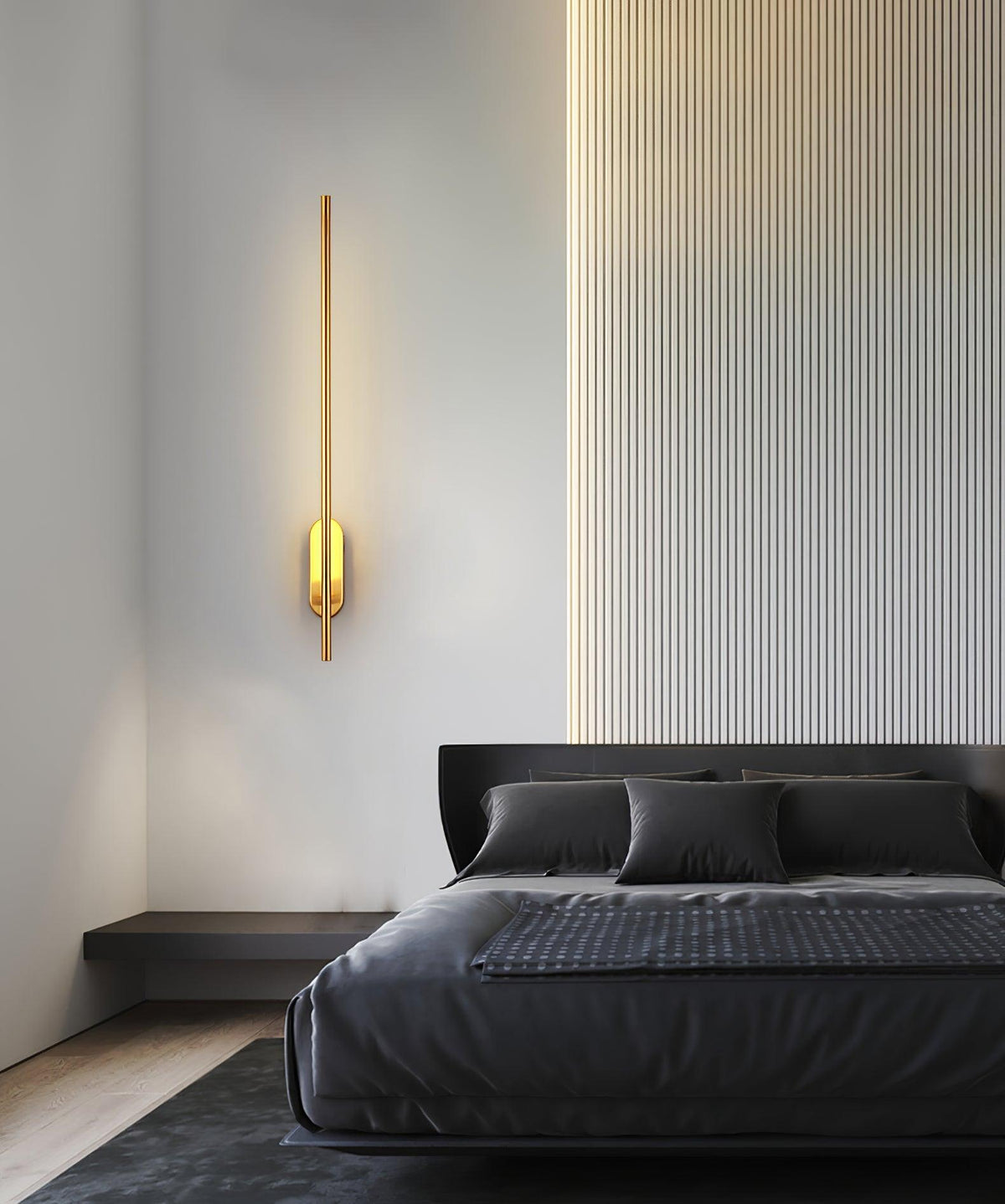 Marissa Stick Shaped Brass Sconce Wall lamp