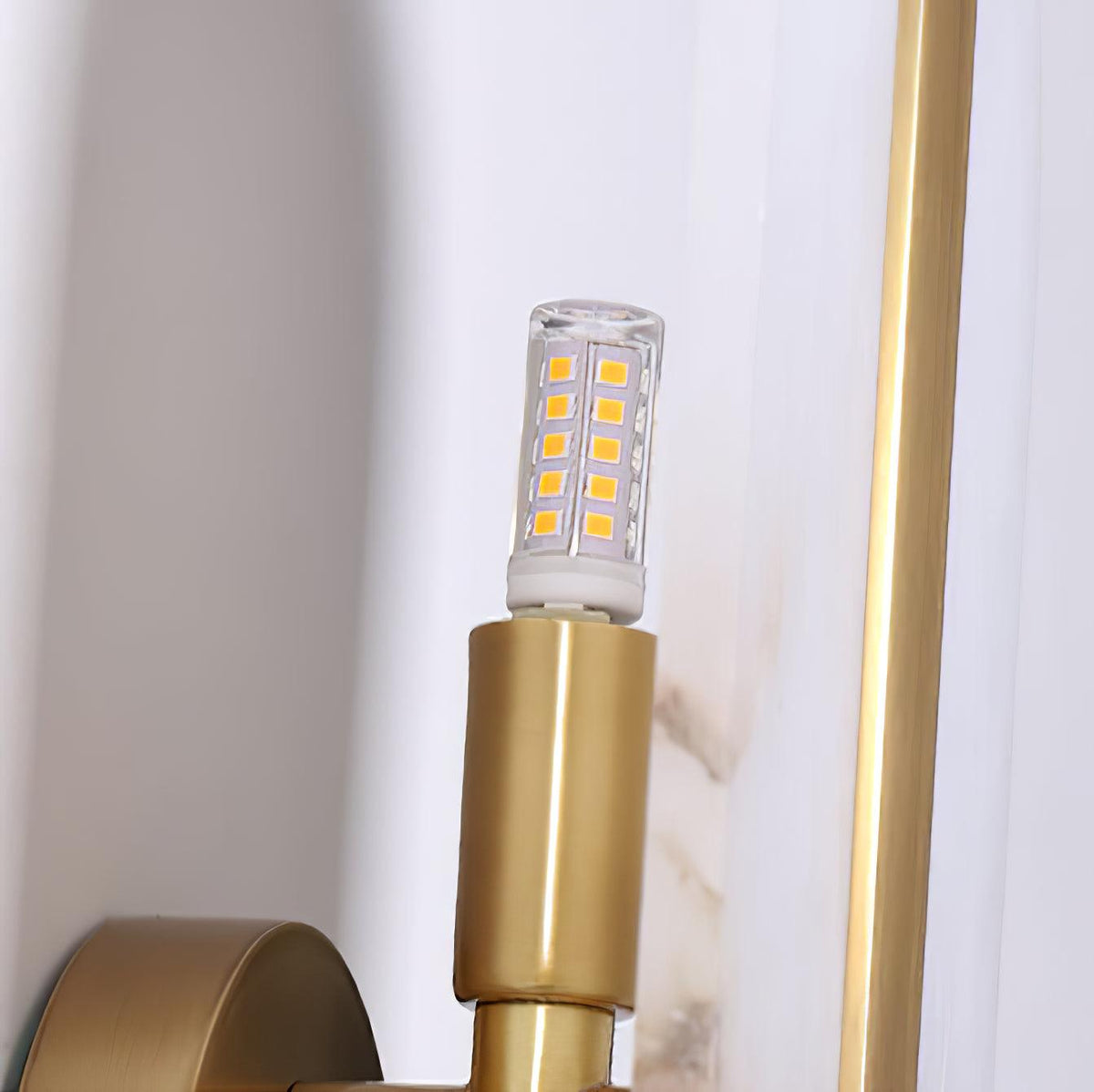 Fioraview Long Ellipse Alabaster Indoor Wall Light