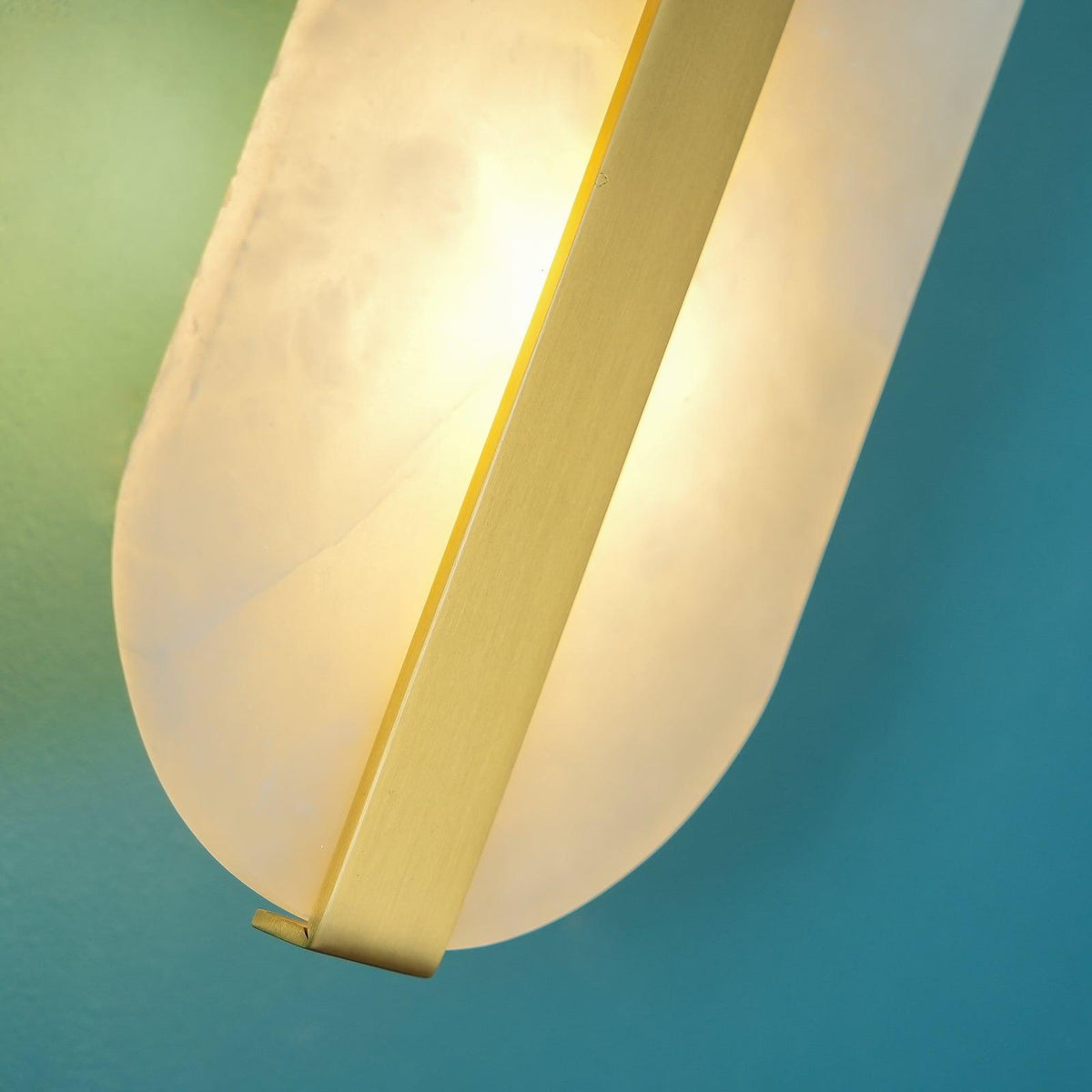 Fioraview Long Ellipse Alabaster Indoor Wall Light