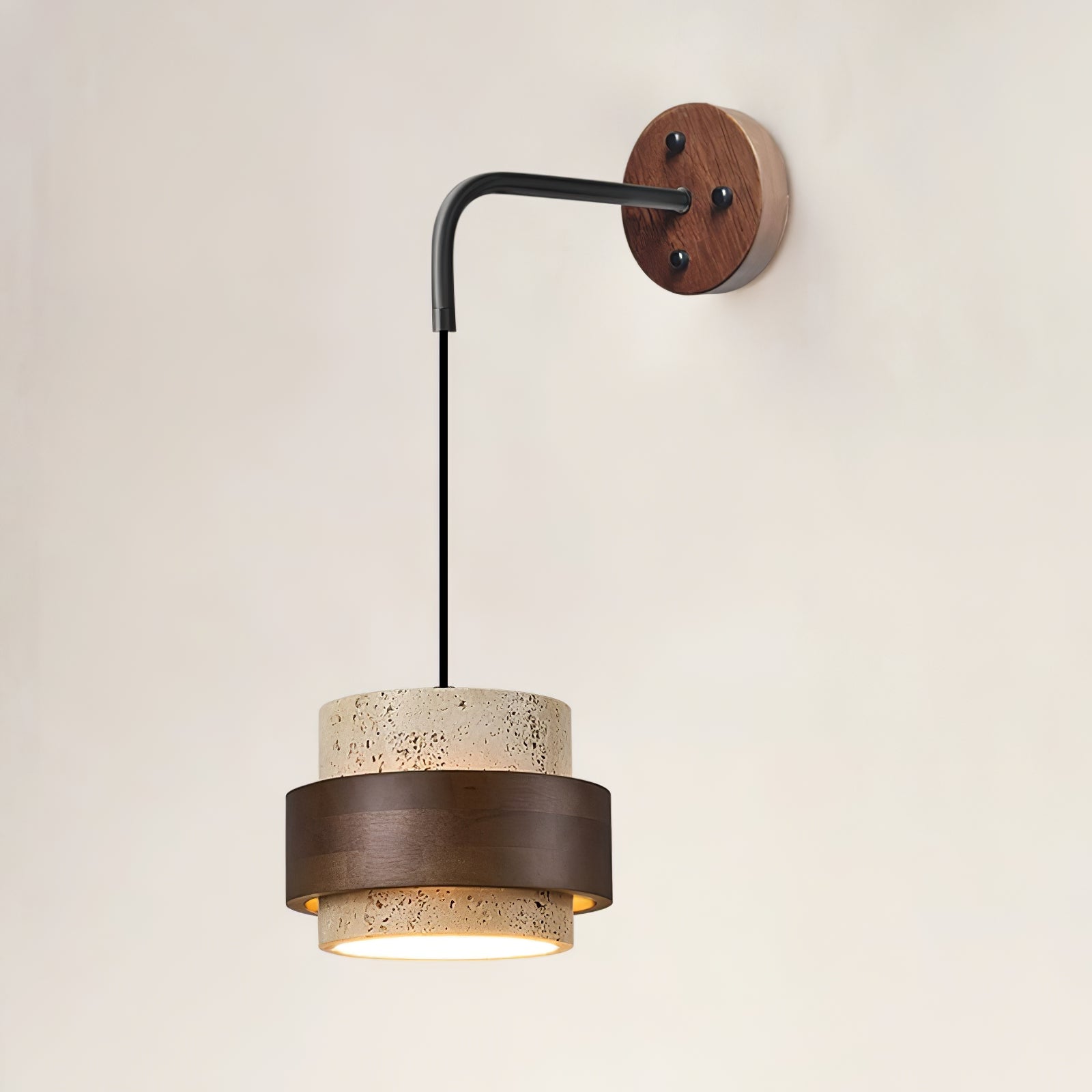 Alva Travertine Wall Light