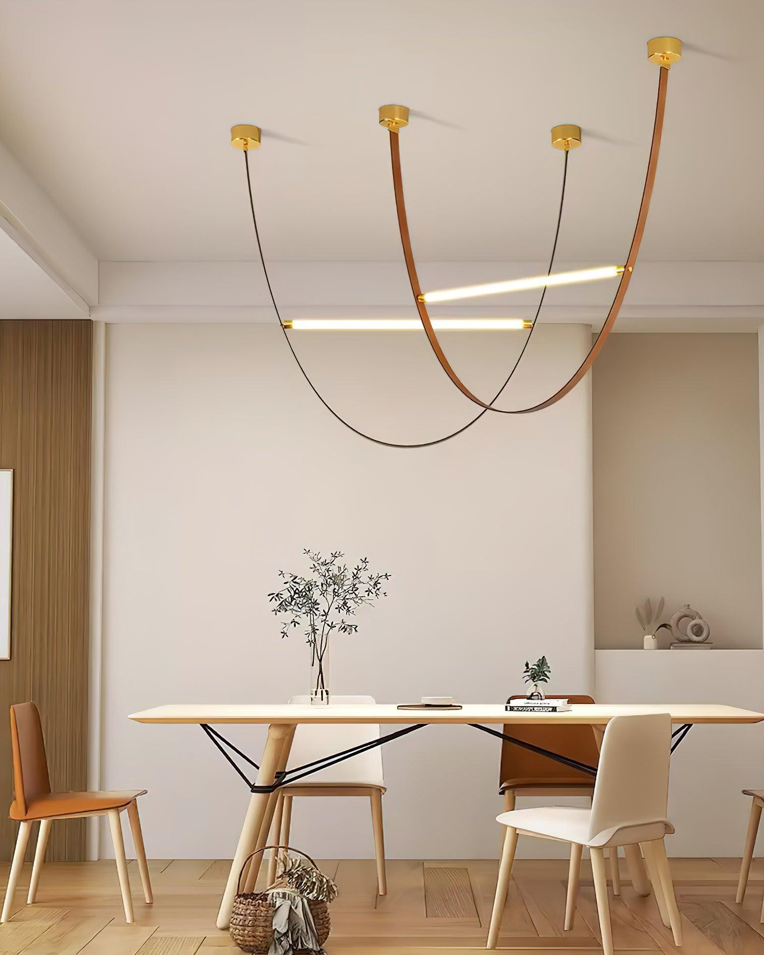 Solara Pendant Lamp Tracer Belt - Neutral Decor