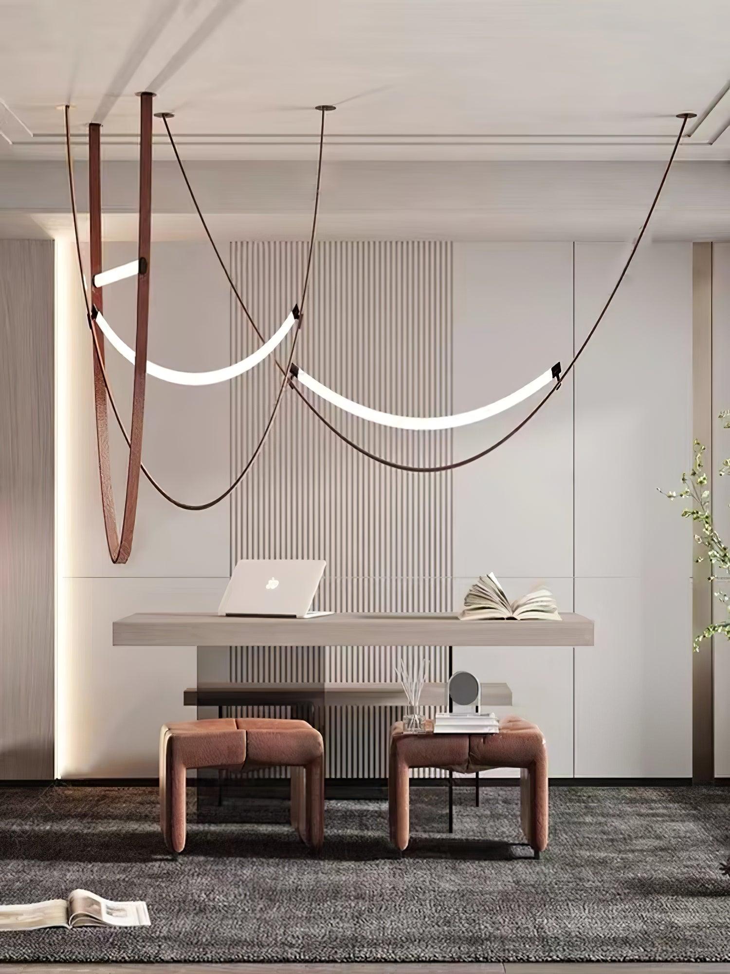 Solara Pendant Lamp Tracer Belt - Neutral Decor