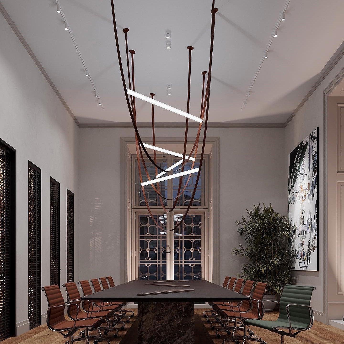 Solara Pendant Lamp Tracer Belt - Neutral Decor