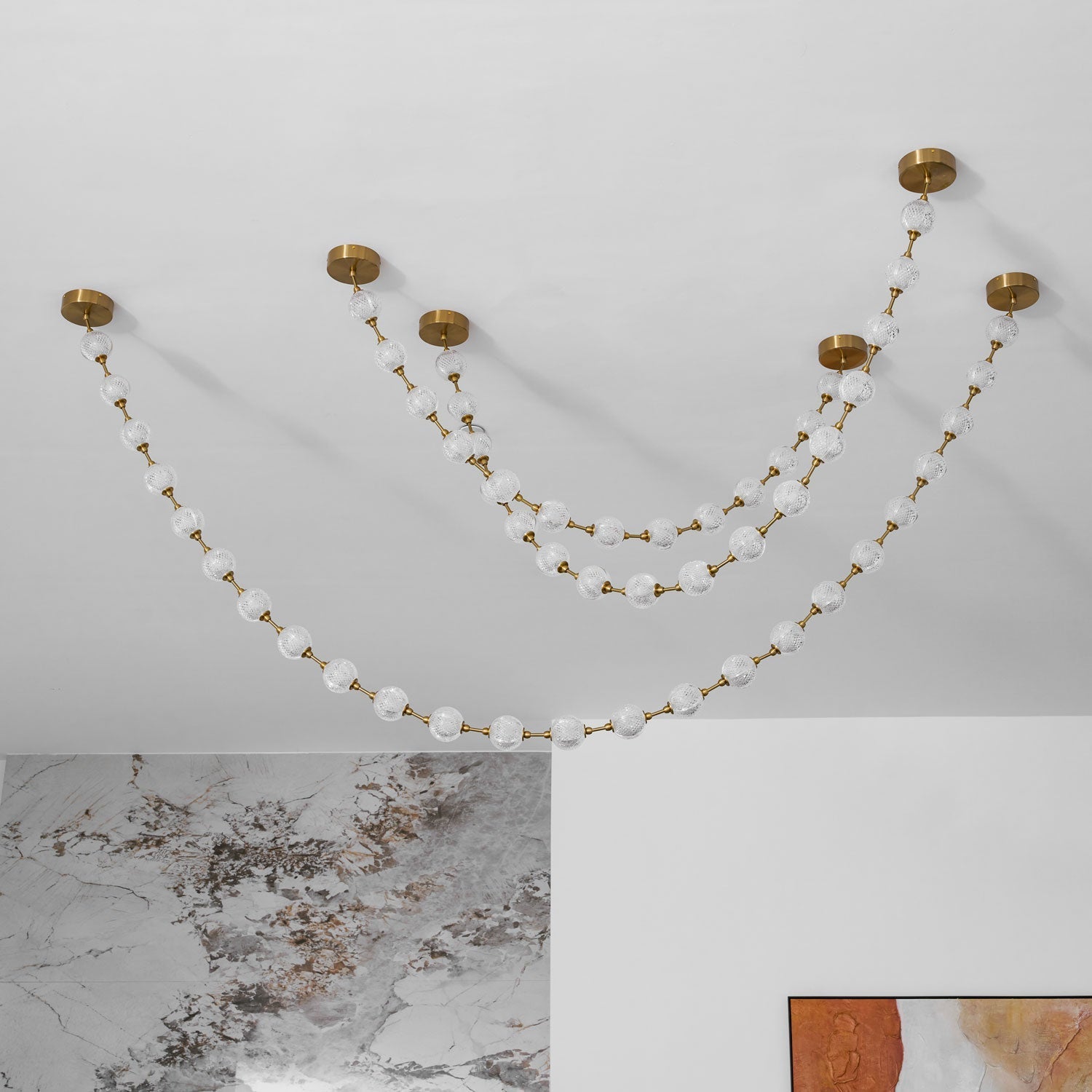 Lindencourt Strand Necklace Chandelier