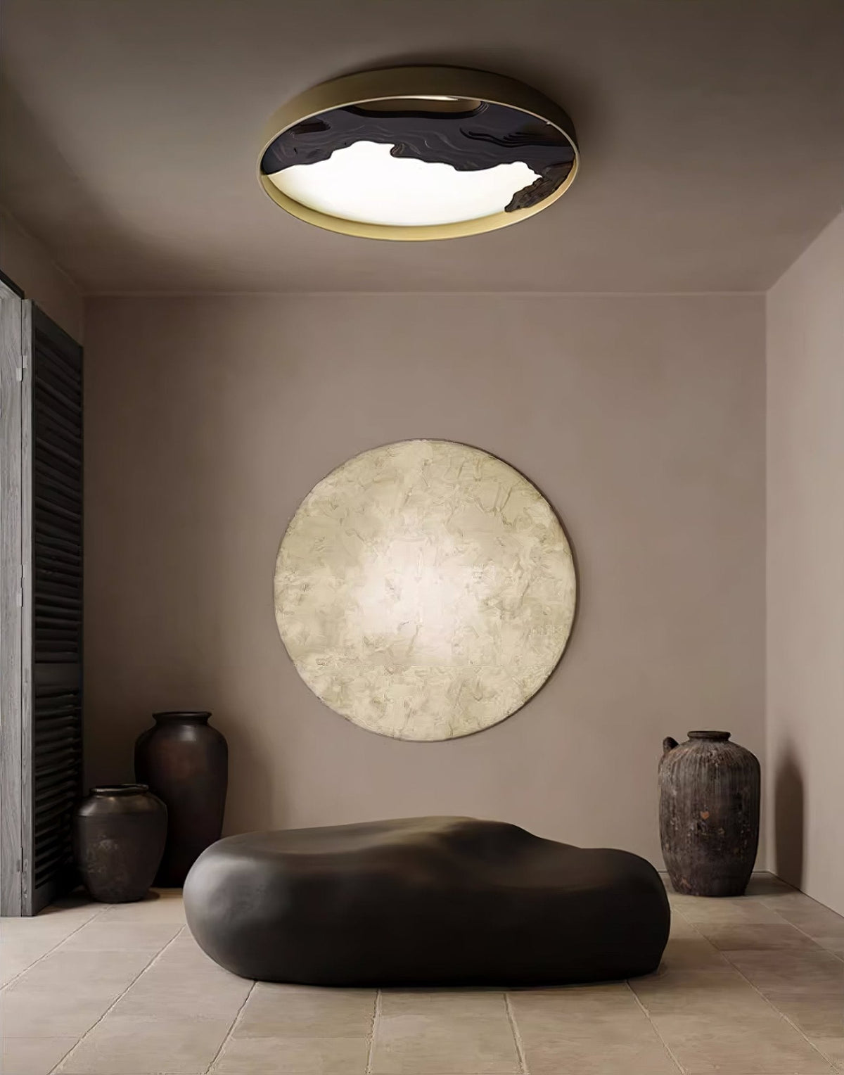 Rinaraine Ceiling Light Wood Oriental Natural