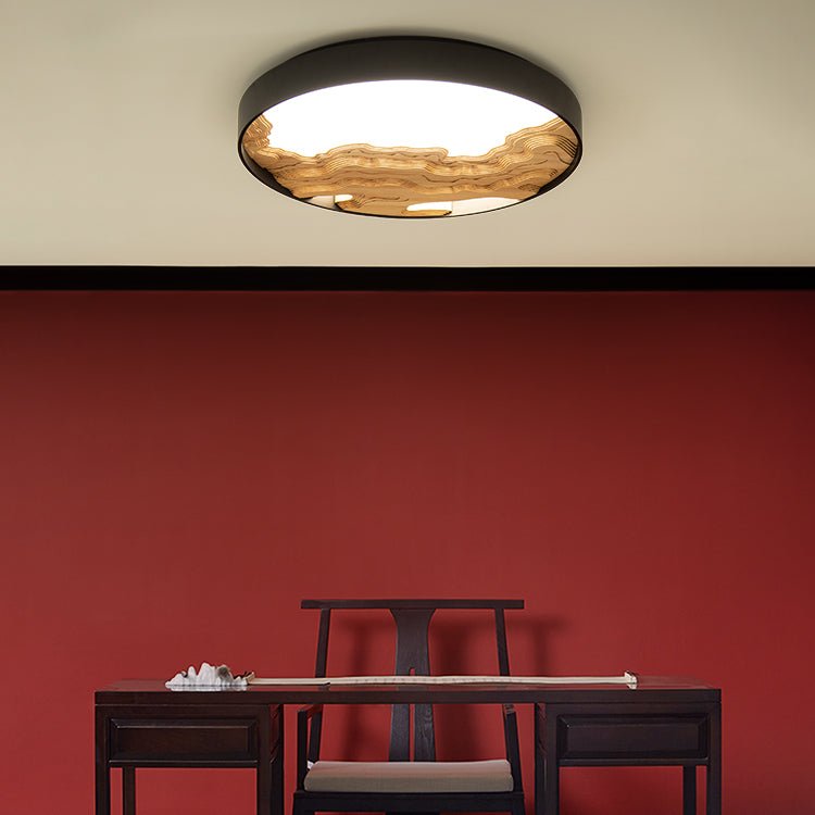 Rinaraine Ceiling Light Wood Oriental Natural