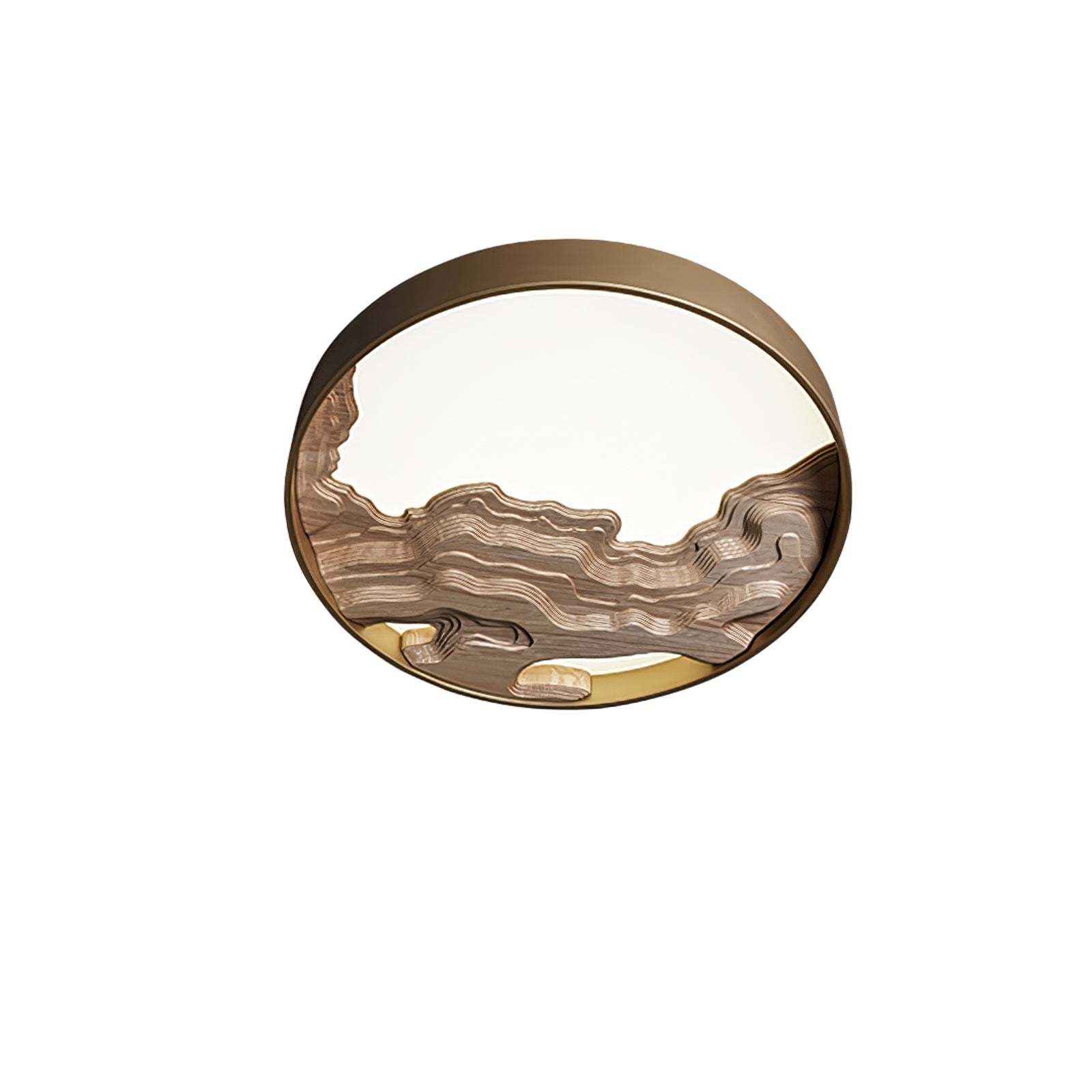 Rinaraine Ceiling Light Wood Oriental Natural
