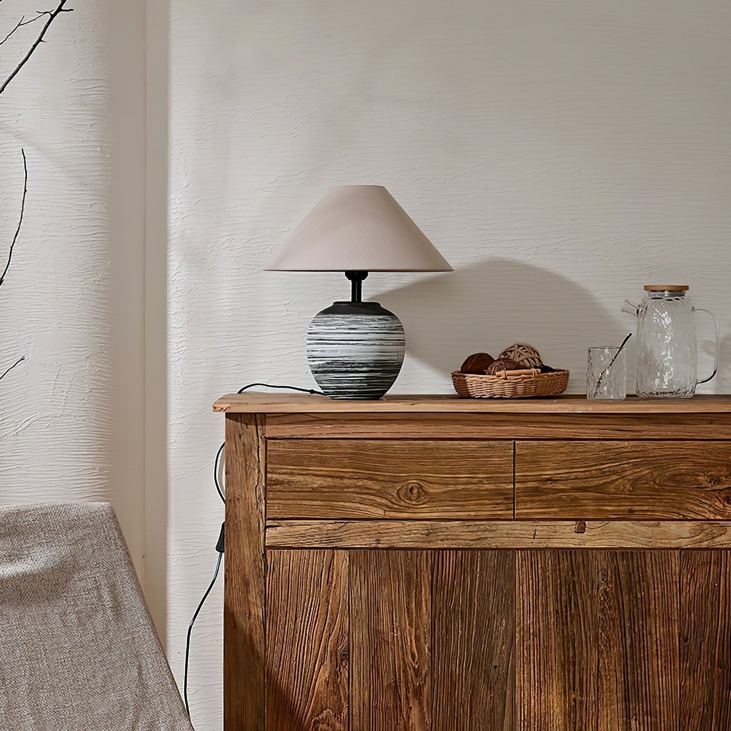 Striato Gradient Ceramic Table Lamp