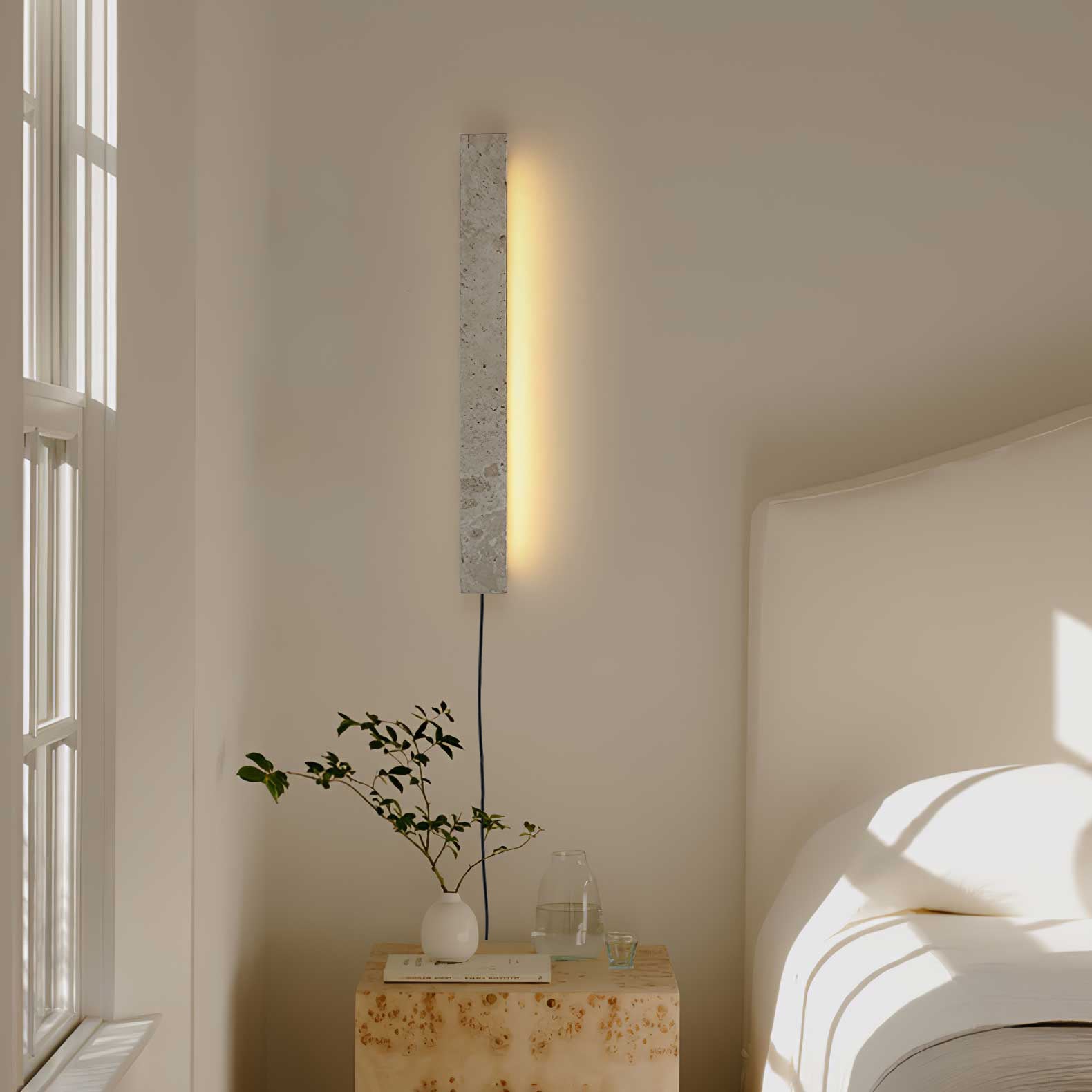 Stravik Plug-in Wall Light - Neutral Decor