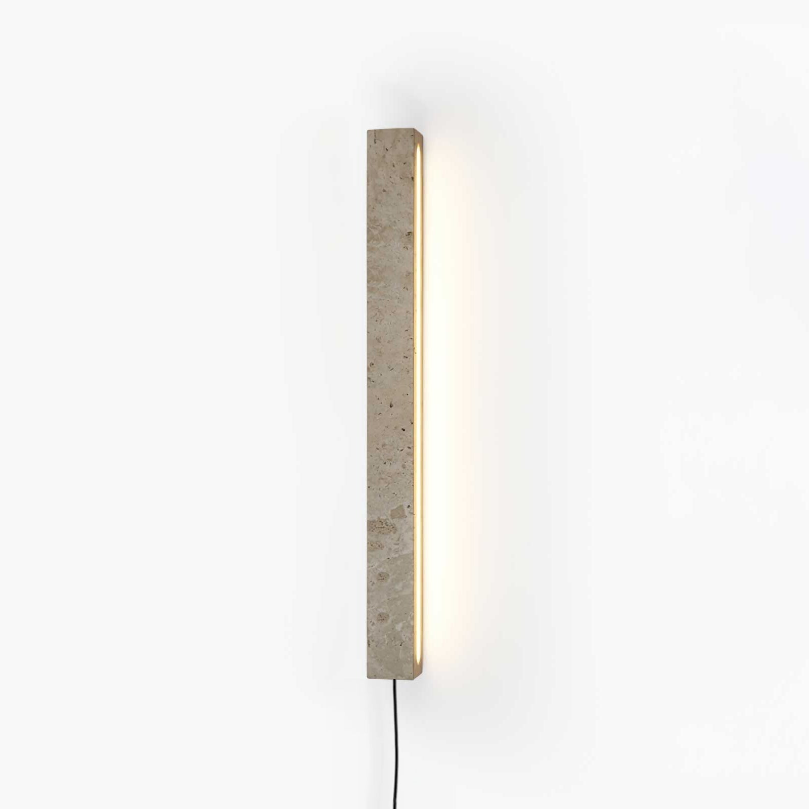 Parker Minimalist Travertine Wall Light