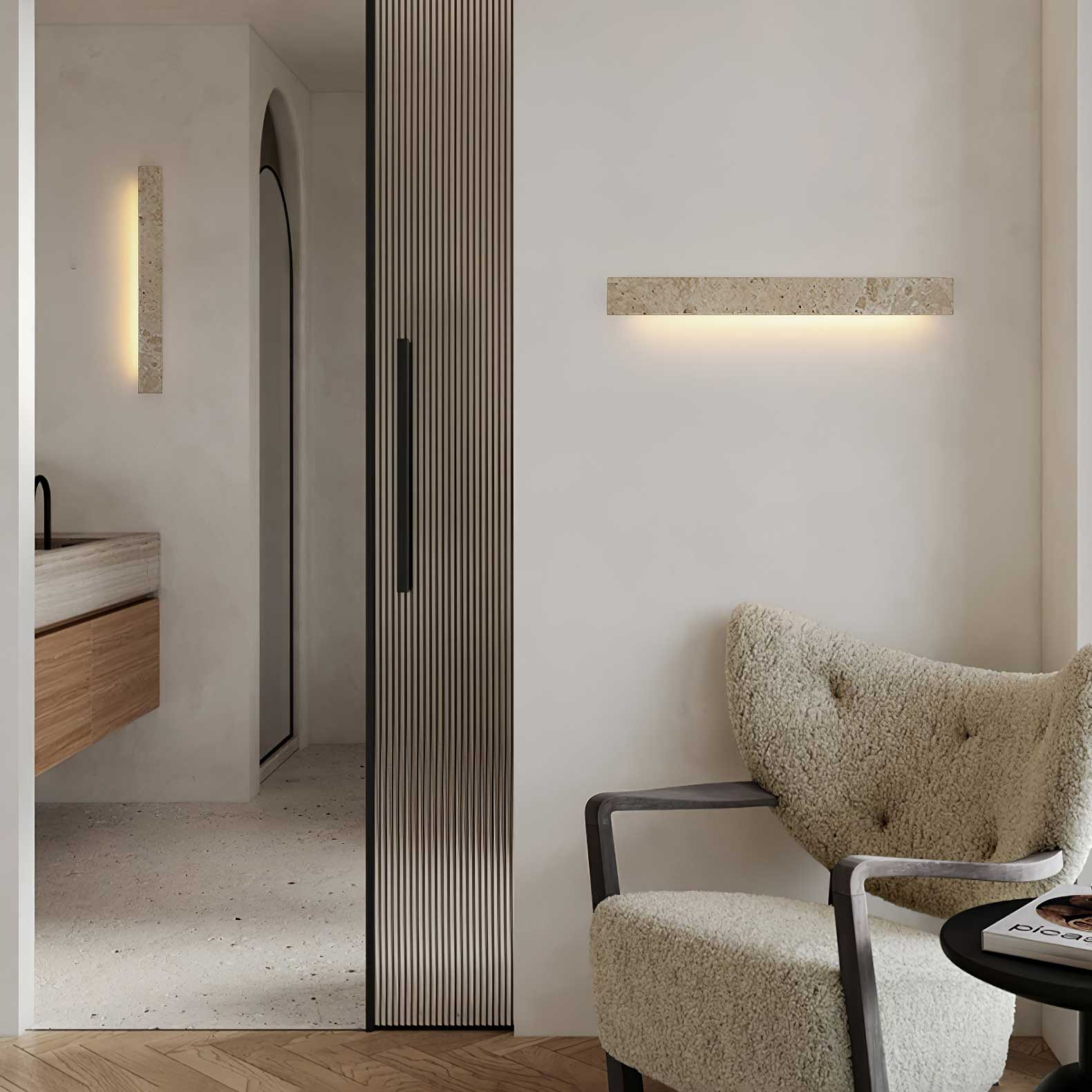 Ardora Travertine Wall Light
