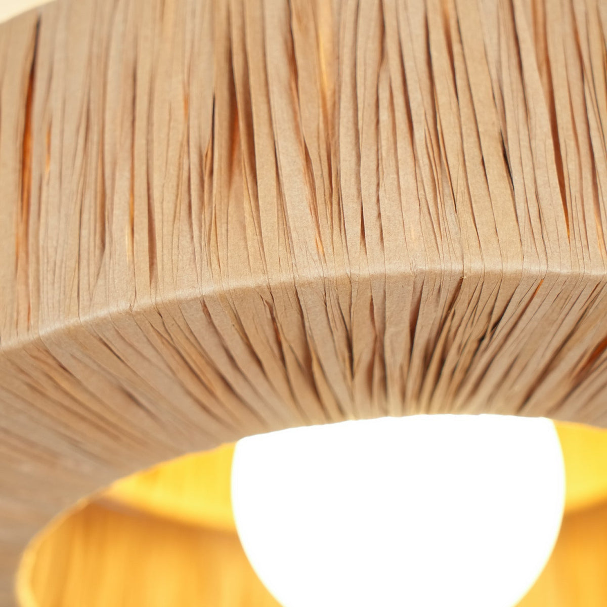 Ilthean Natural Straw Art Ceiling Lamp