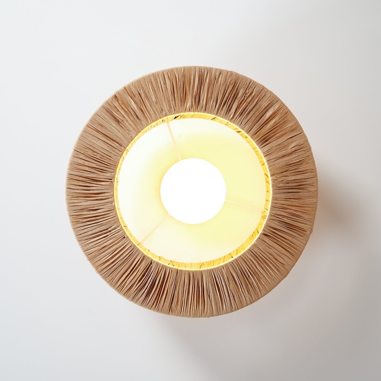 Ilthean Natural Straw Art Ceiling Lamp