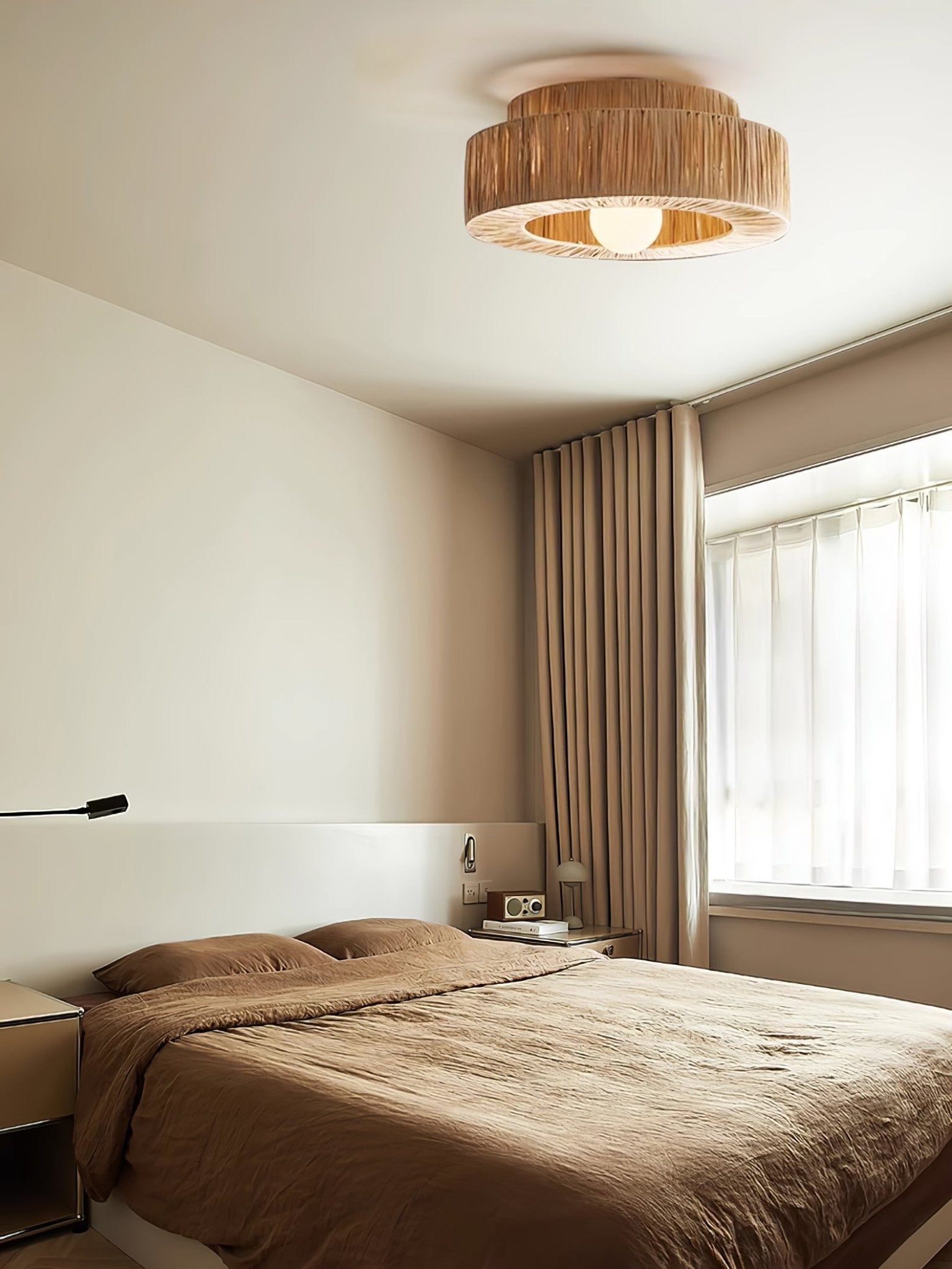 Ilthean Natural Straw Art Ceiling Lamp