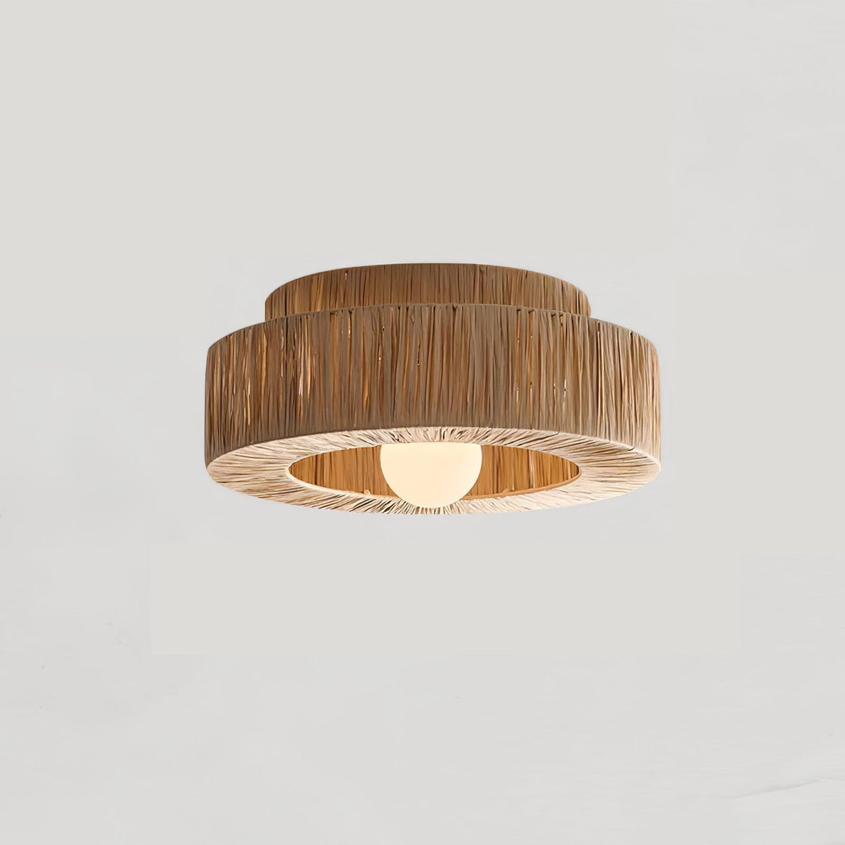 Ilthean Natural Straw Art Ceiling Lamp