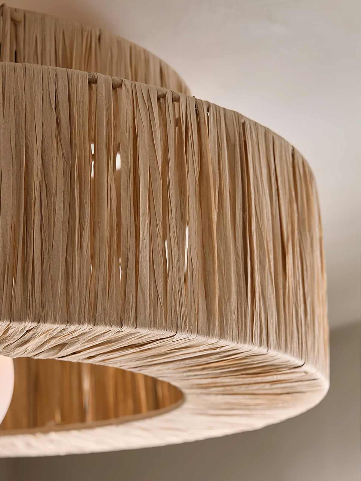 Ilthean Natural Straw Art Ceiling Lamp