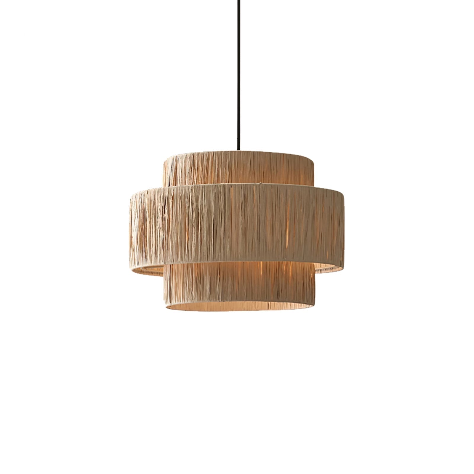 Thyra Straw Traditional Retro Pendant Light