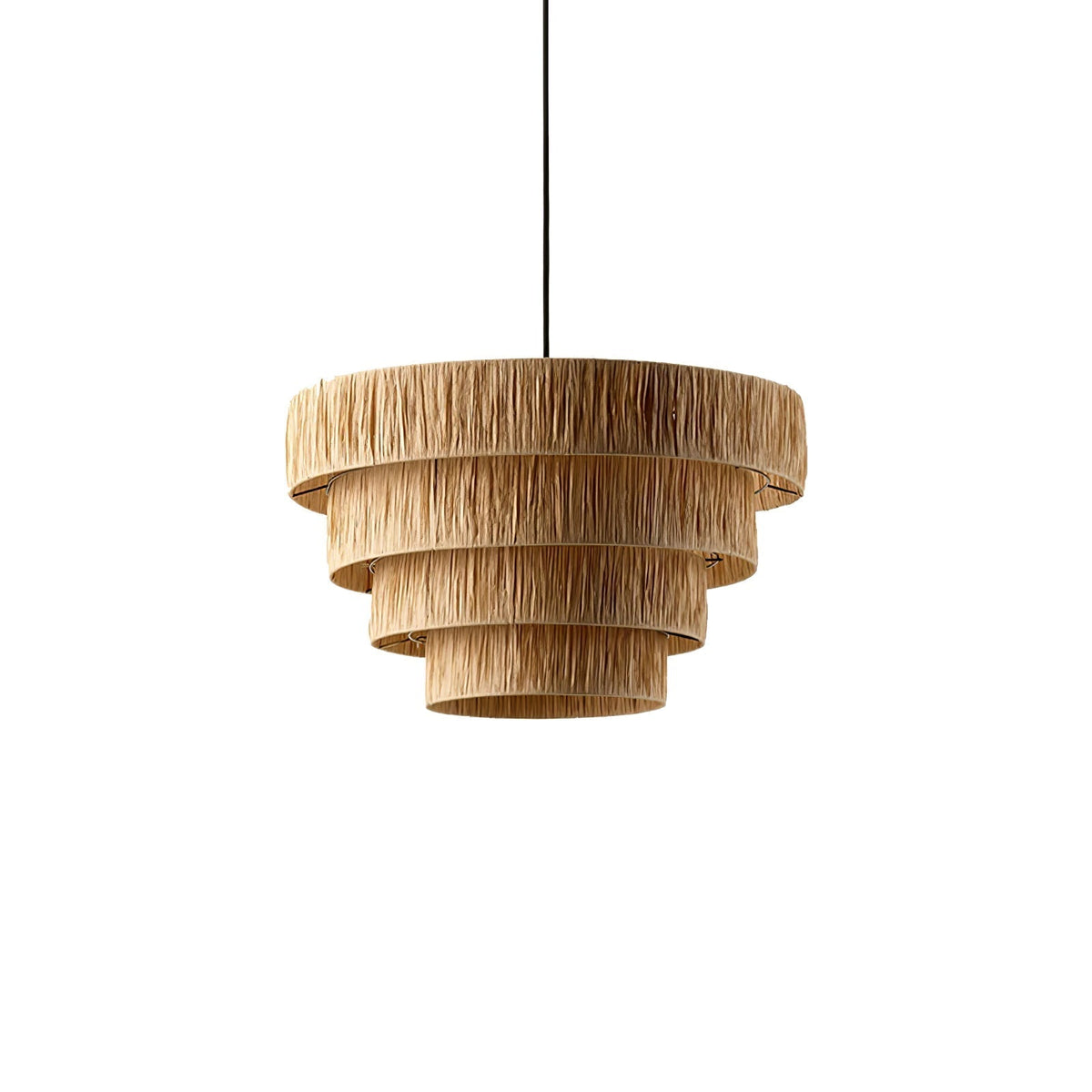 Thyra Straw Traditional Retro Pendant Light