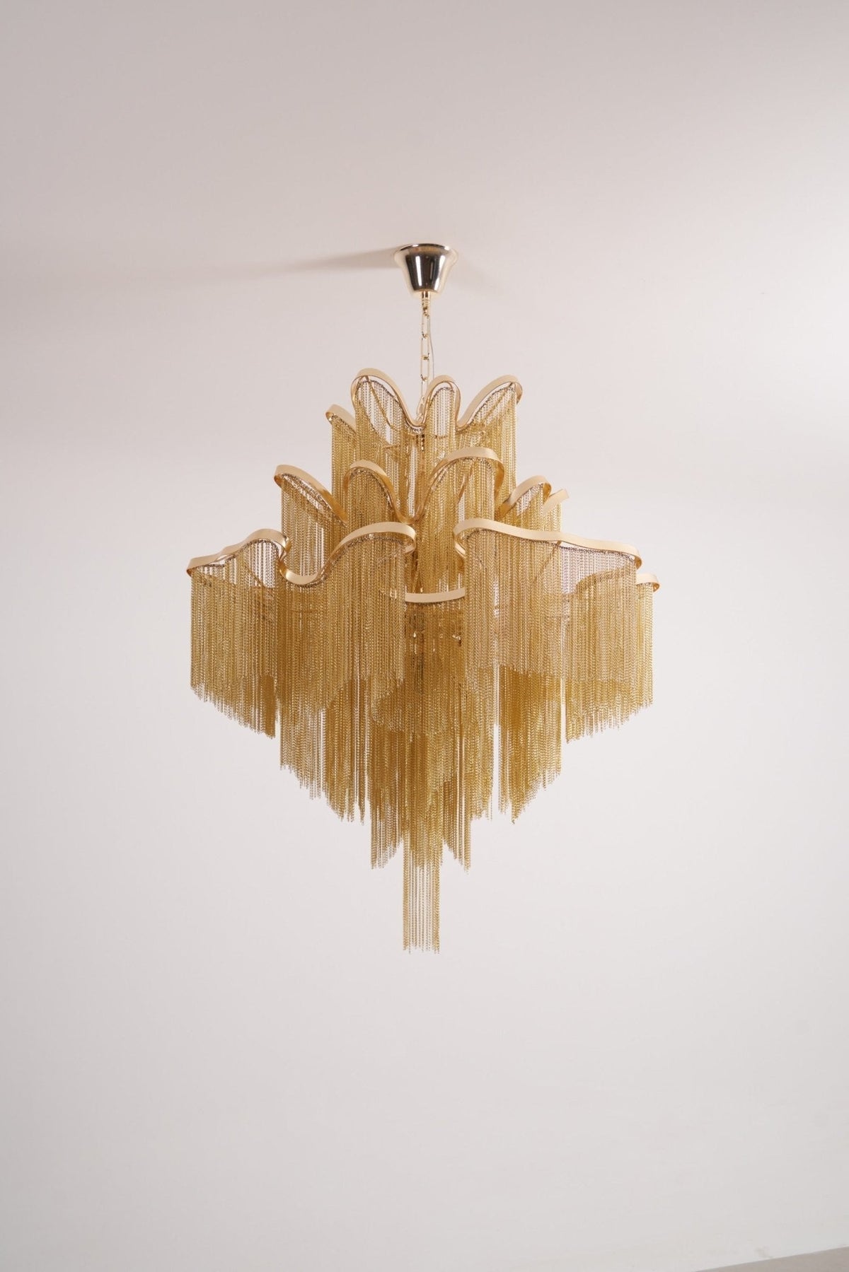 Lustra Pendant Lamp Stream Chain Nickel