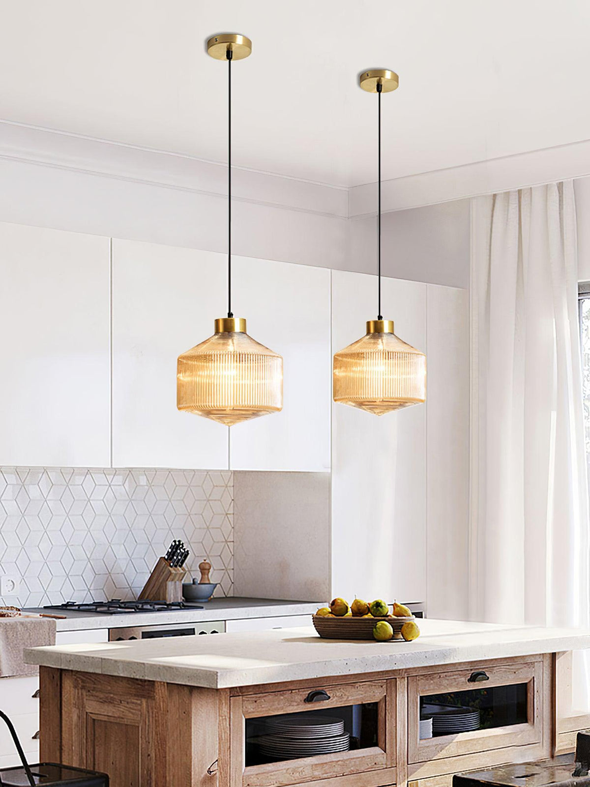 Velorarn Glass Artistic Pendant Light
