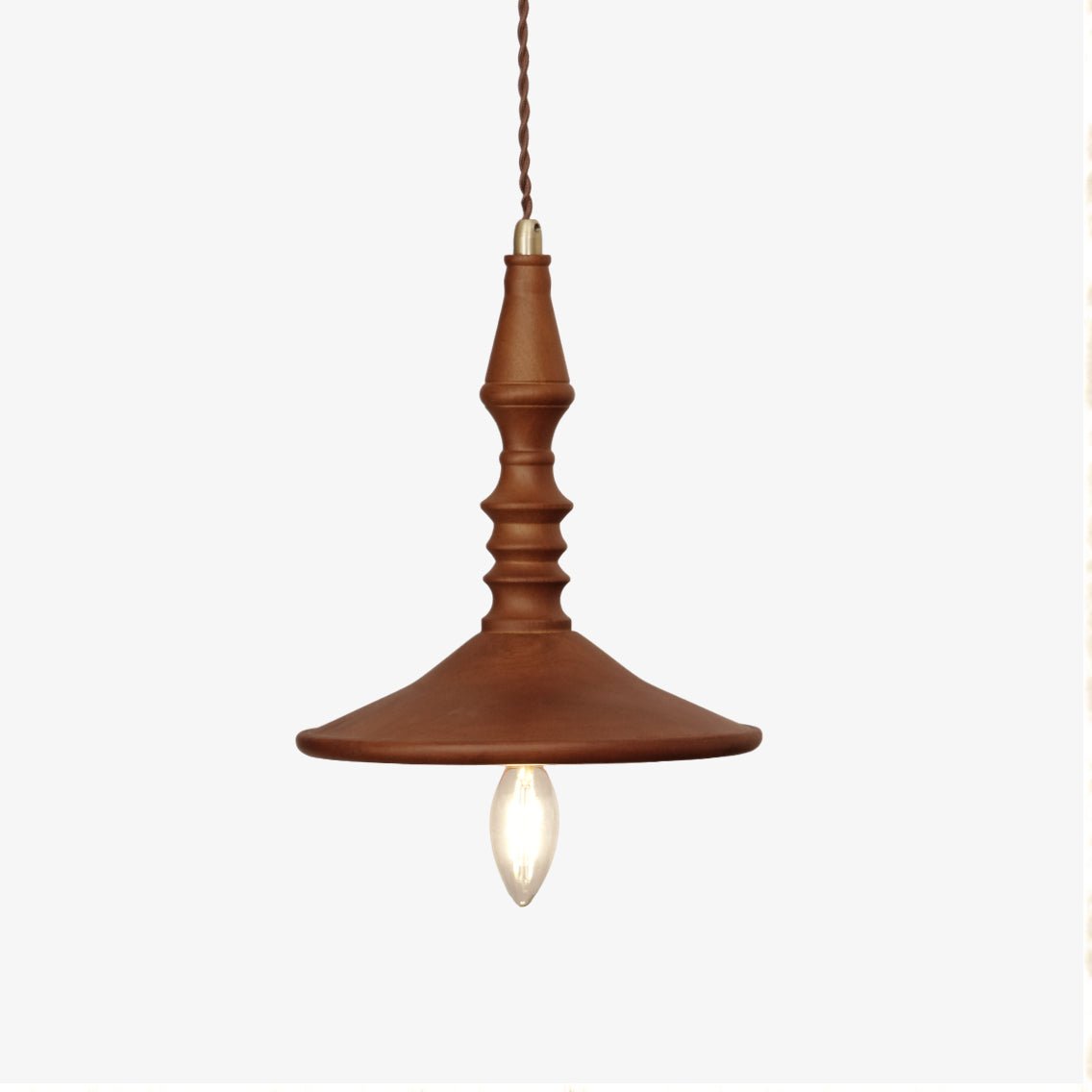 Tessira Wood Industrial Pendant Lamp
