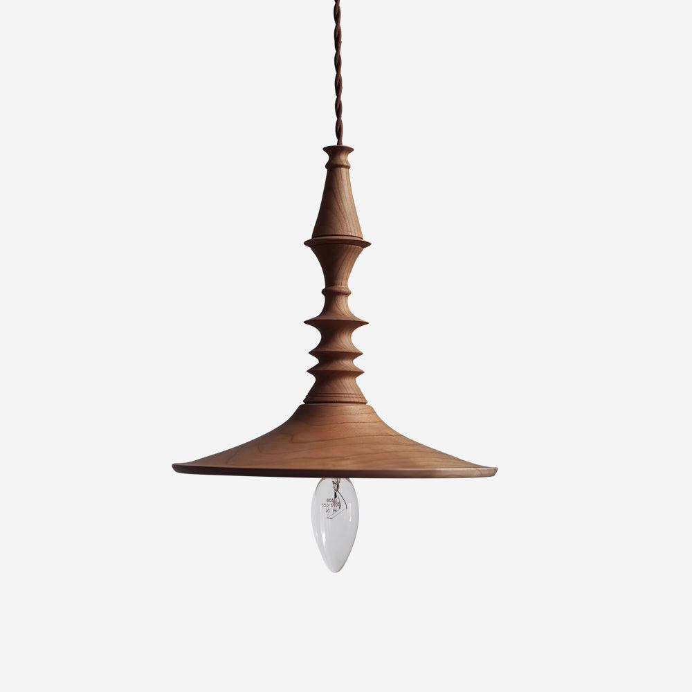 Tessira Wood Industrial Pendant Lamp