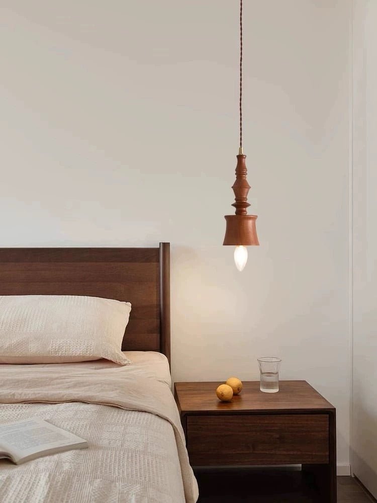 Tessira Wood Industrial Pendant Lamp
