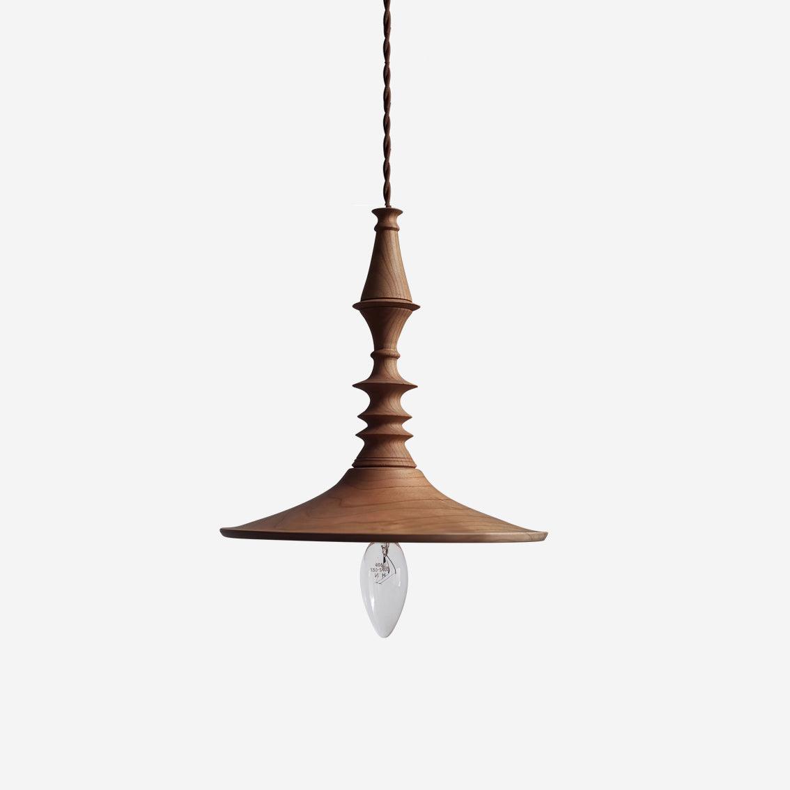 Tessira Wood Industrial Pendant Lamp