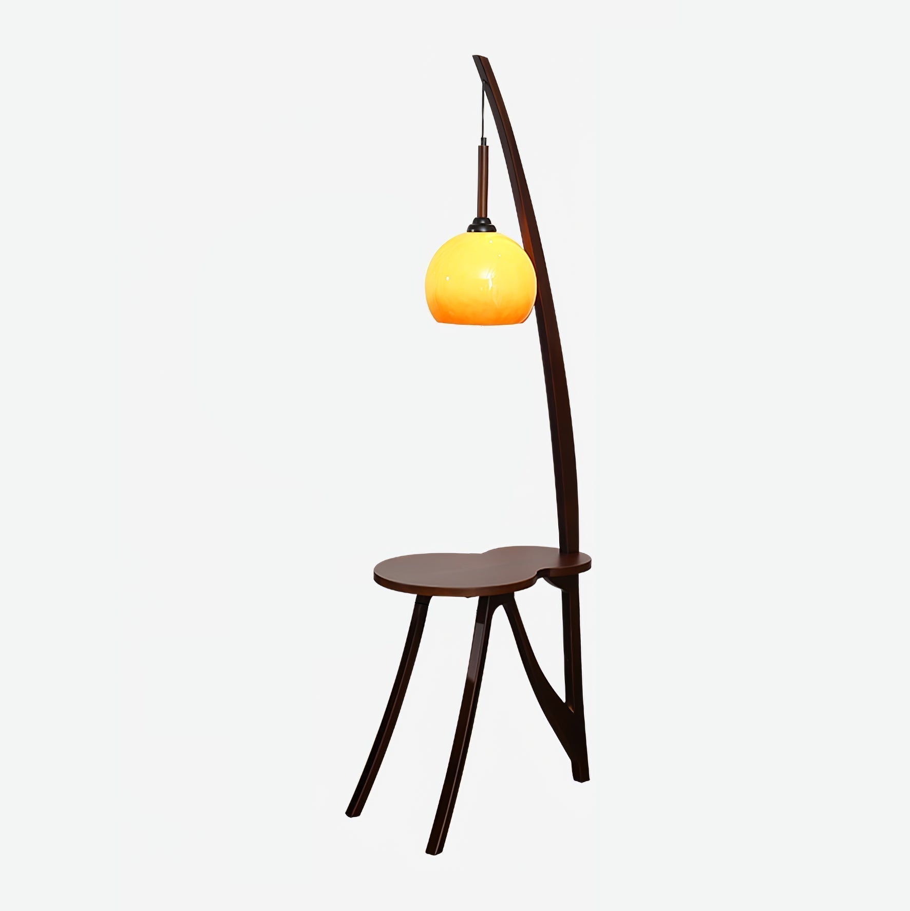 Natura Wood Hanging Floor Lamp