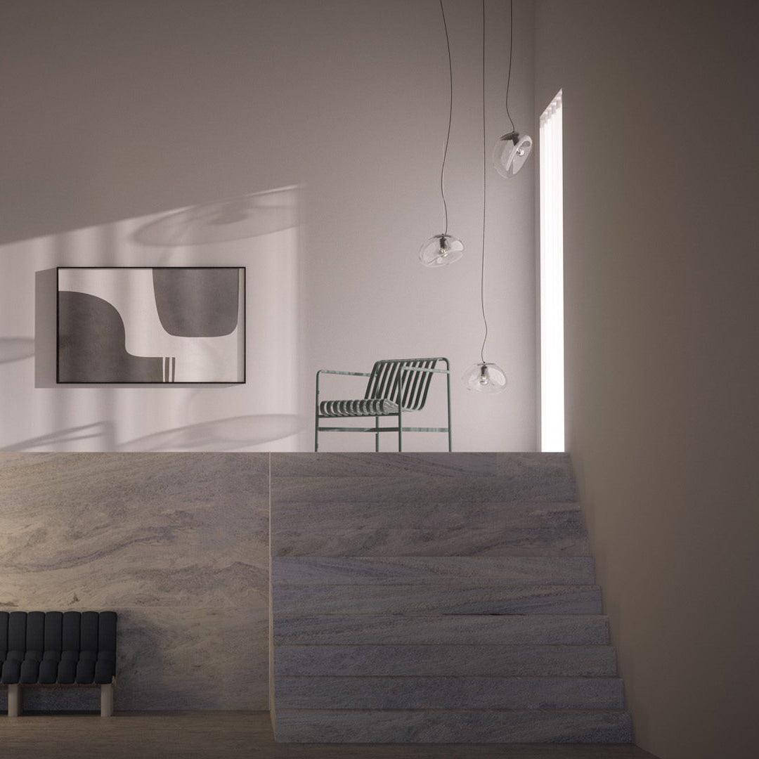 Rune Minimalist Glass Pendant Light
