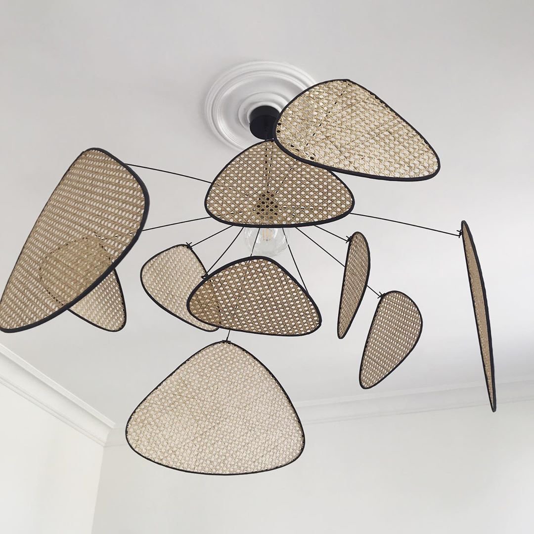 Orelivora Chandelier Screen Cannage Suspension Retro