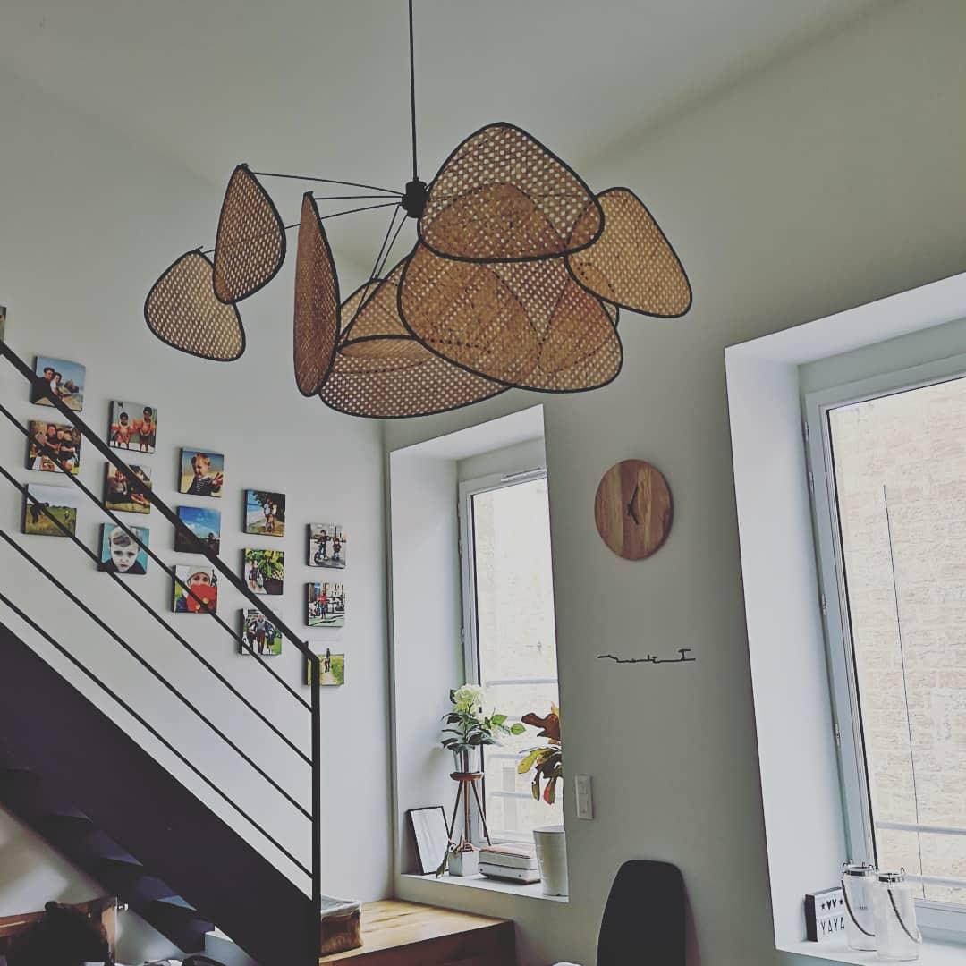 Orelivora Chandelier Screen Cannage Suspension Retro