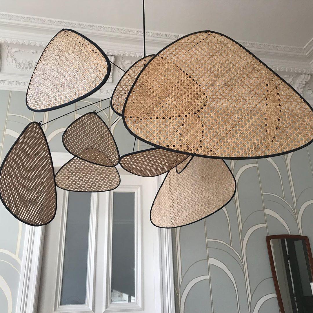 Orelivora Chandelier Screen Cannage Suspension Retro