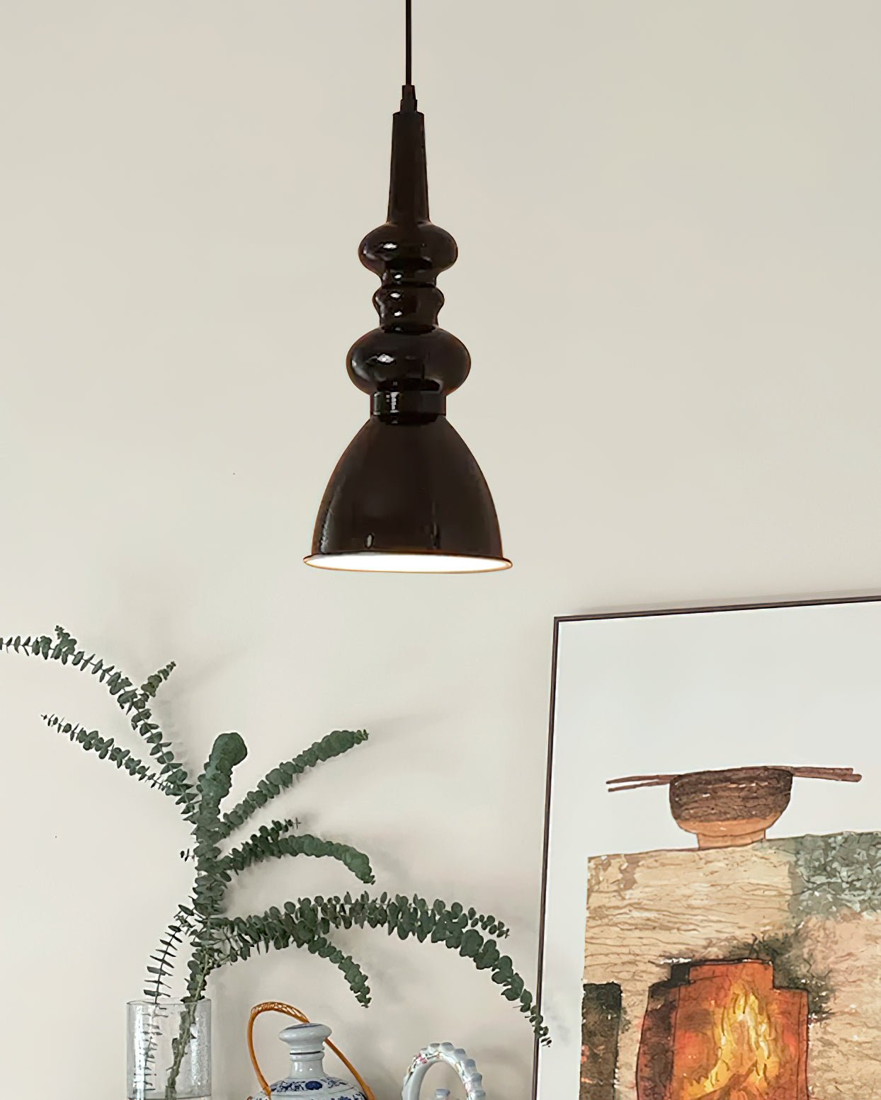 Hven Nordic Art Noir Pendant Light