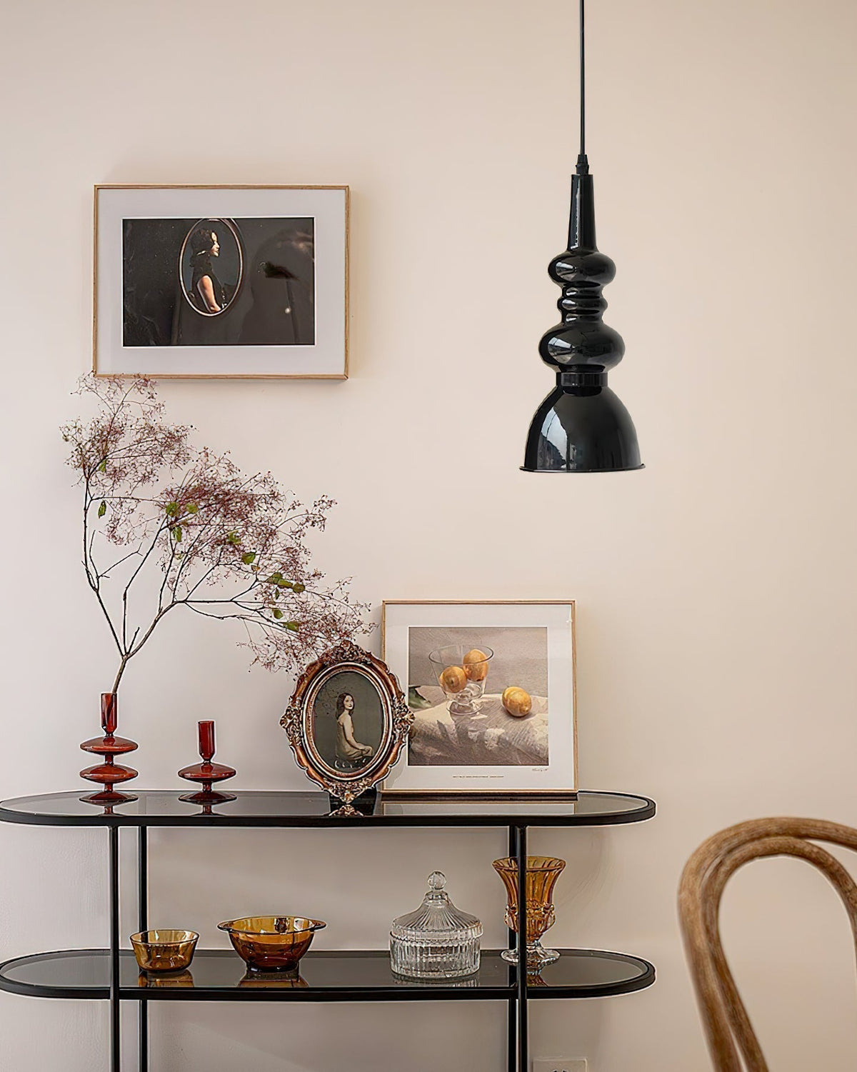 Hven Nordic Art Noir Pendant Light