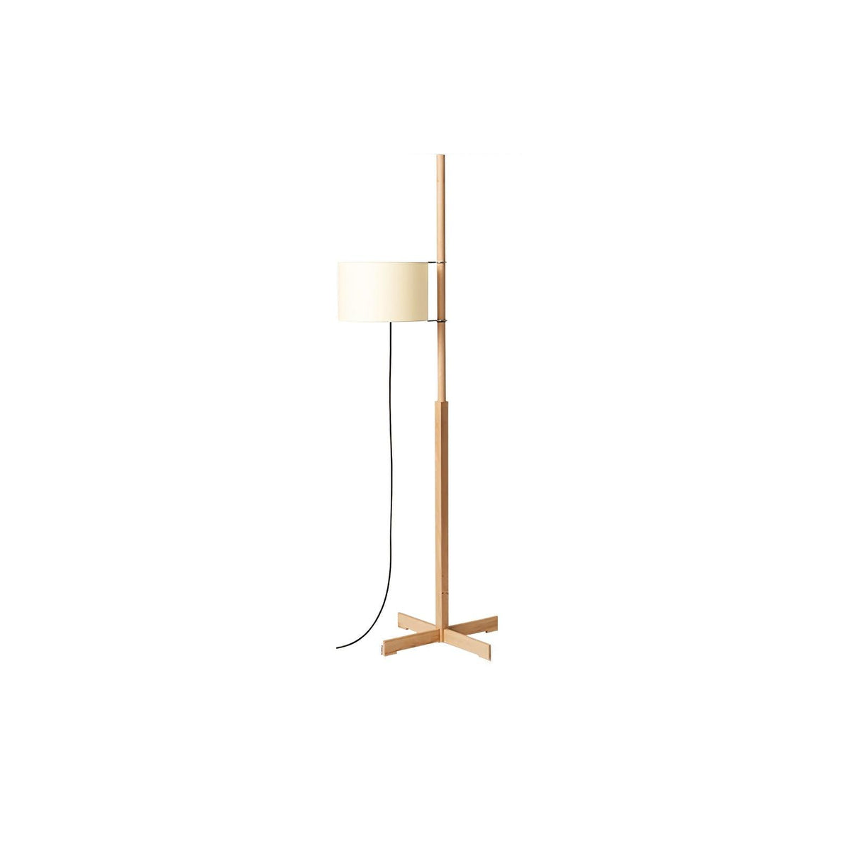 Vindis Wood Fabric Floor Lamp