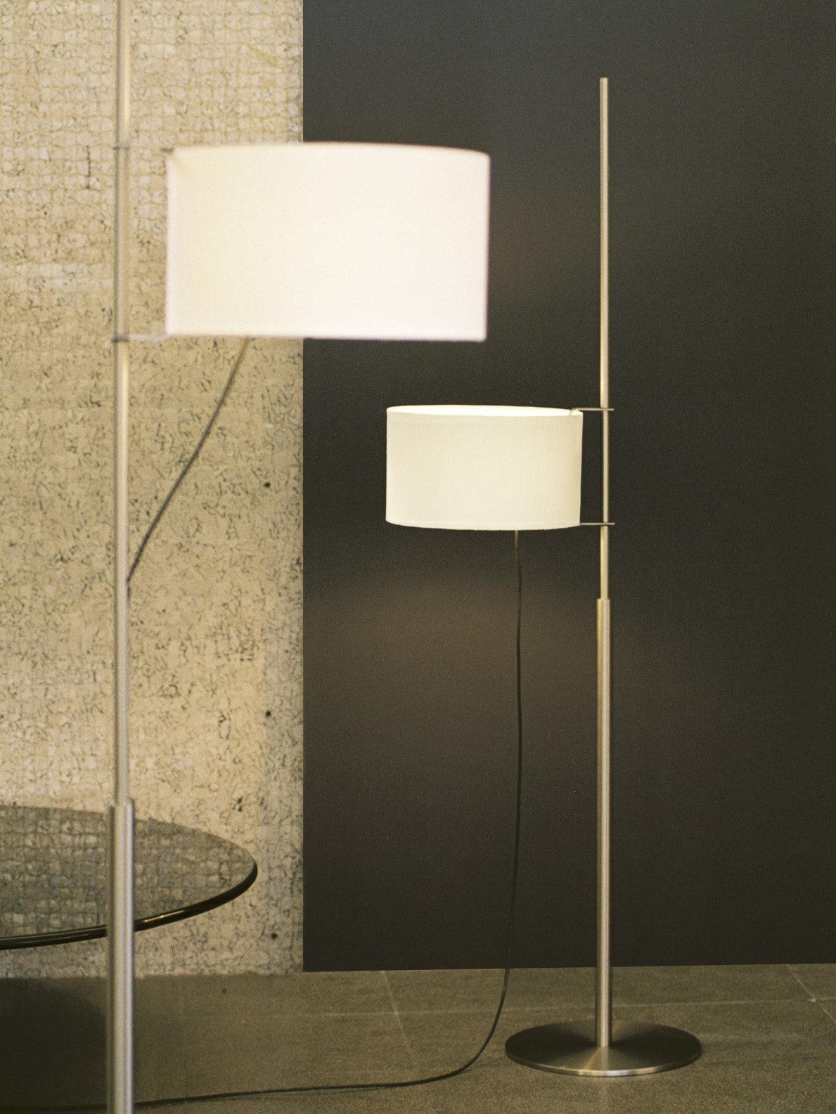 Vindis Wood Fabric Floor Lamp