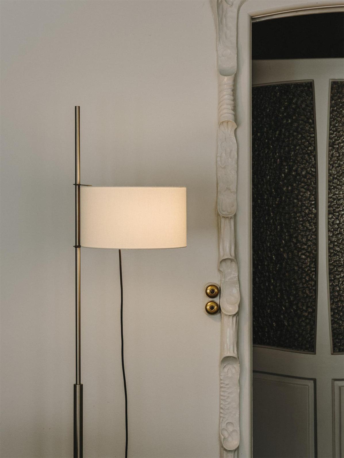 Vindis Wood Fabric Floor Lamp