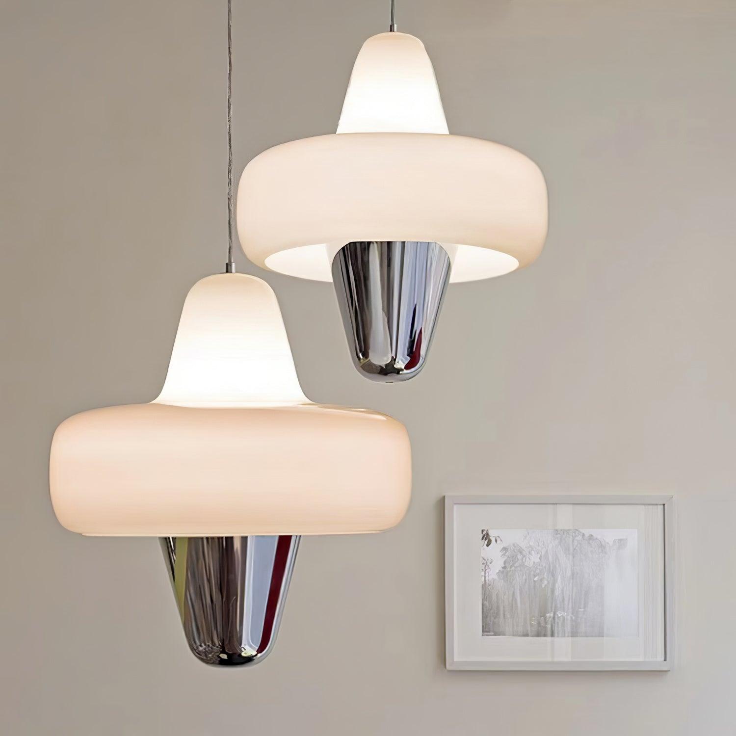 Nuvia Minimalist Glass Pendant Lamp